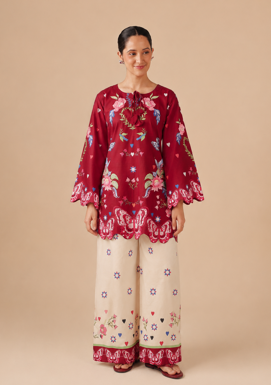 2PC Summer Lawn Dress - 44236