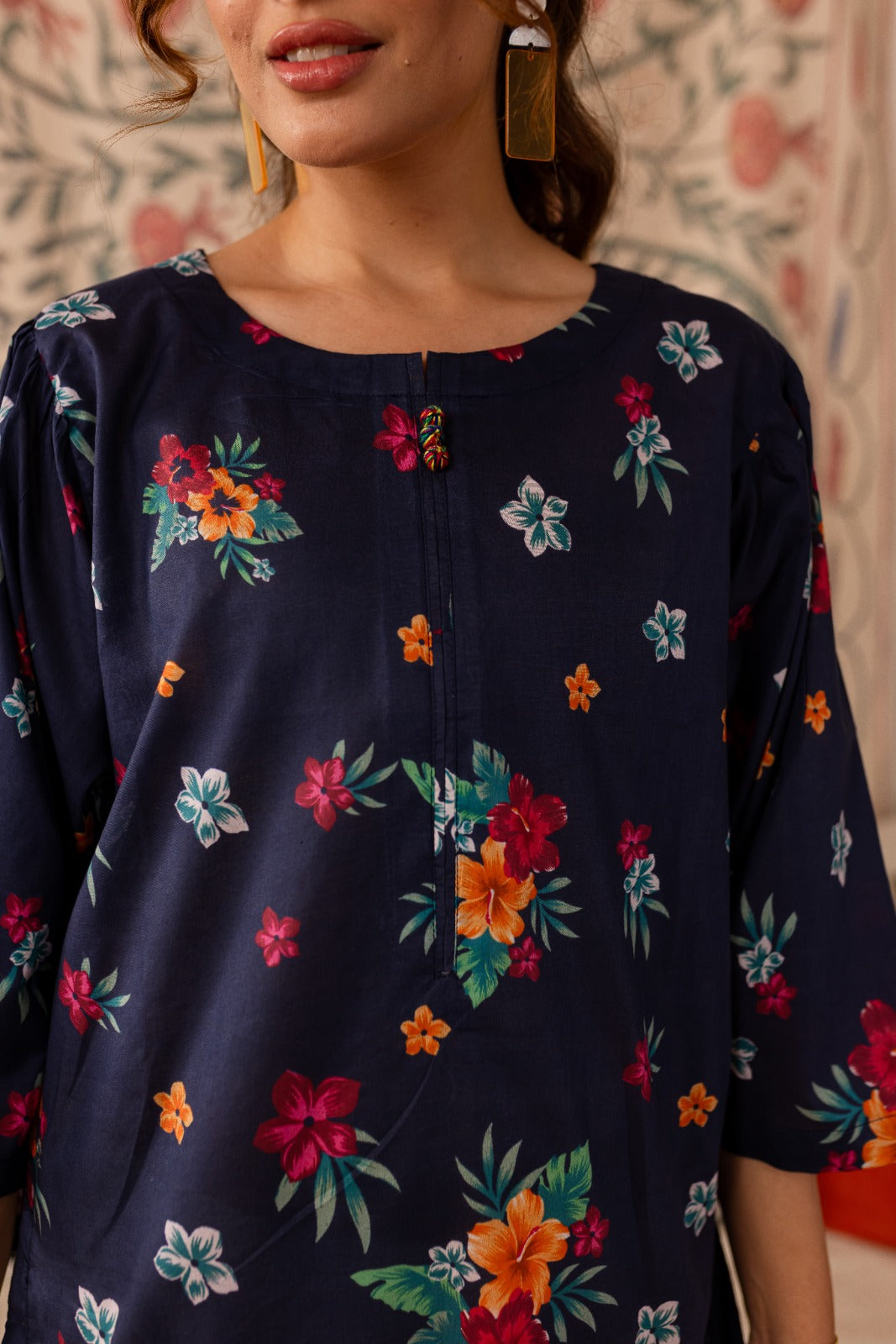1PC Printed Kurta - PK45