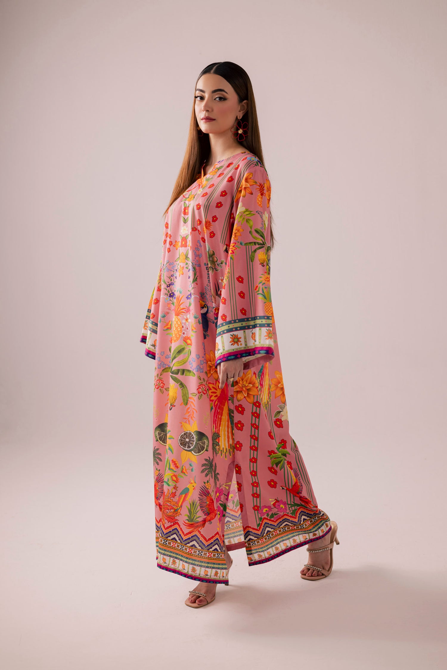 KF31 - Printed Kaftaan