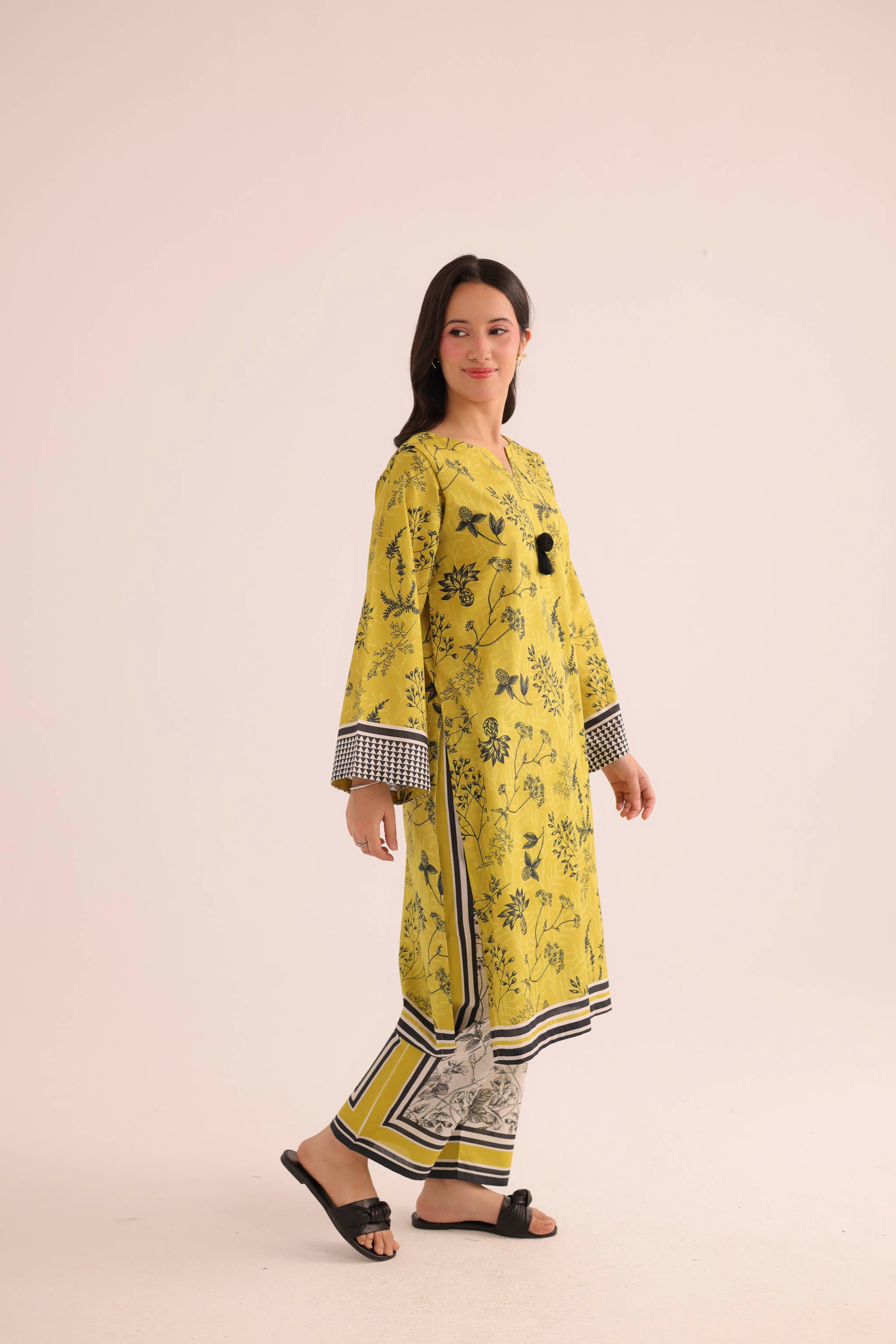 2PC Summer Lawn Dress- PRT L42191