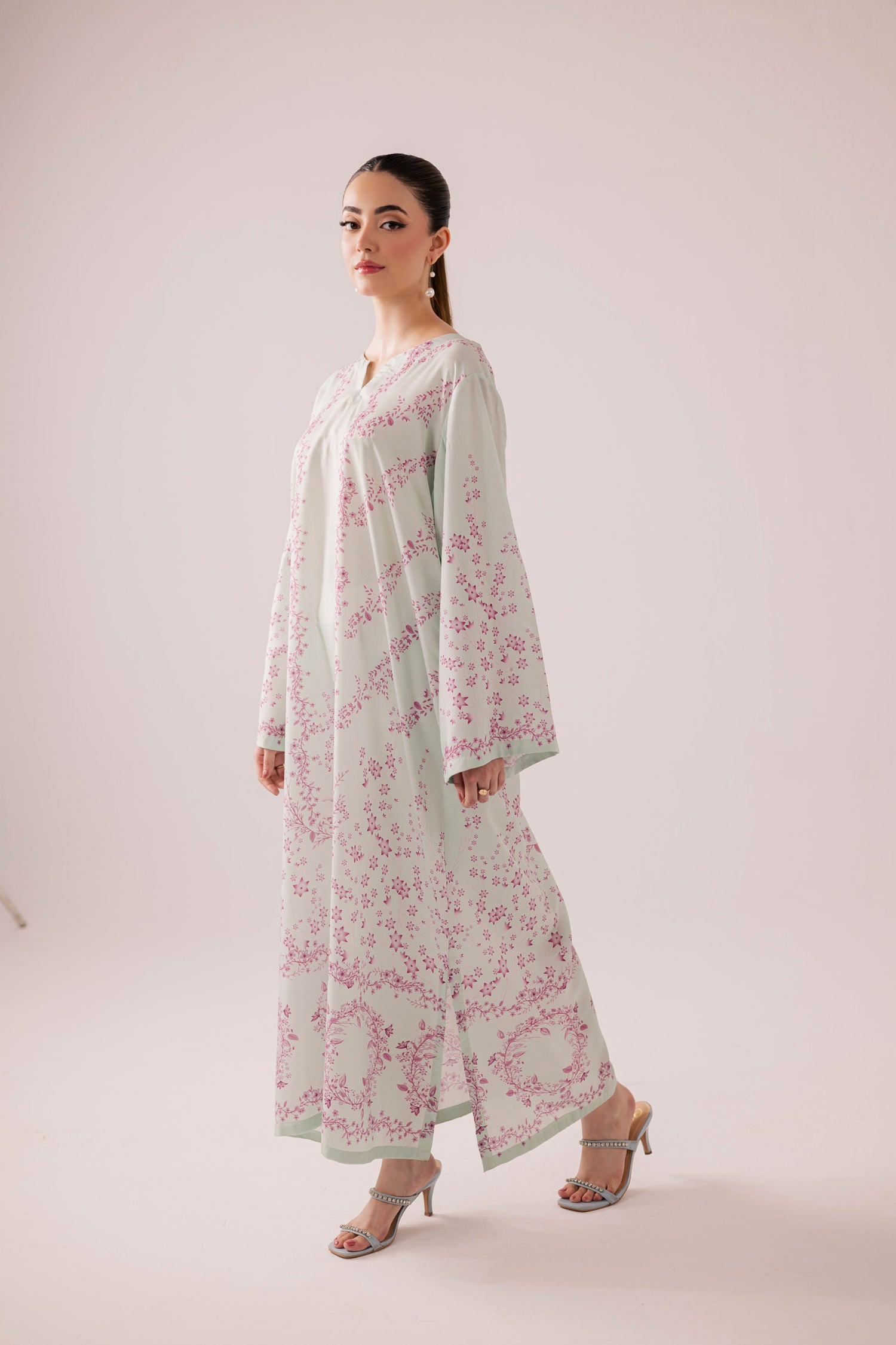 KF32 - Printed Kaftaan