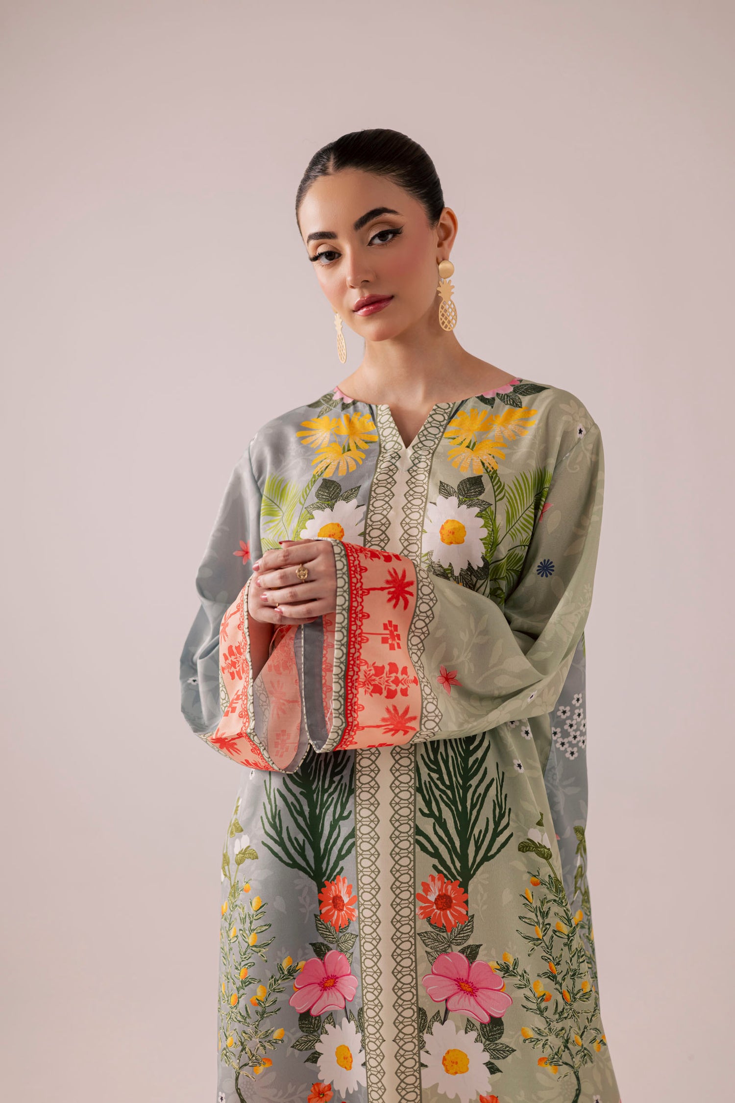 KF33 - Printed Kaftaan