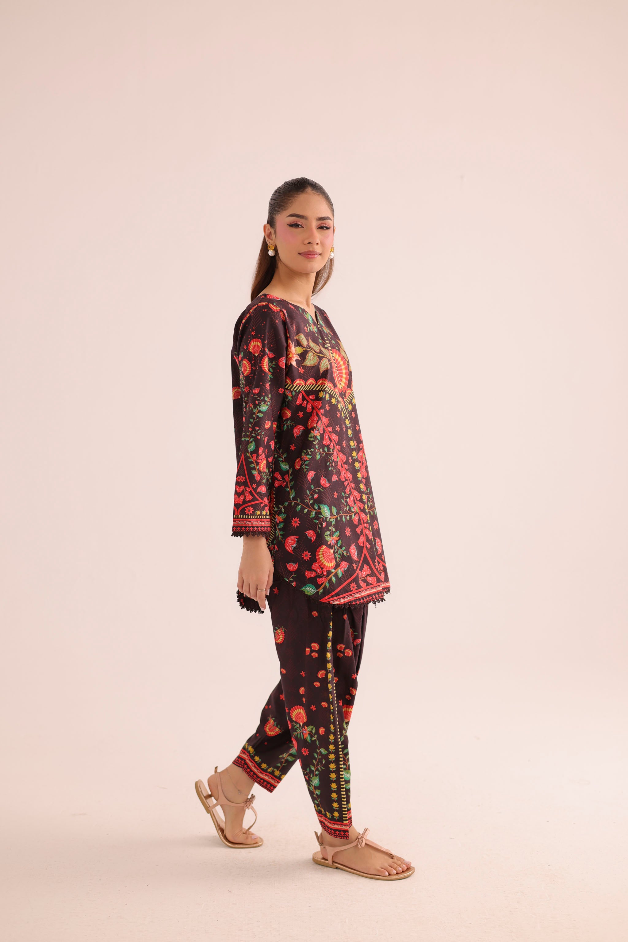 2PC Summer Lawn Dress- PRT L42948