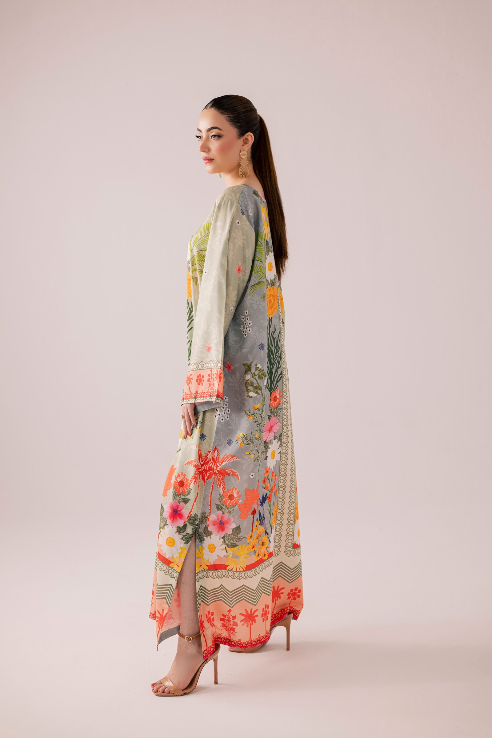 KF33 - Printed Kaftaan