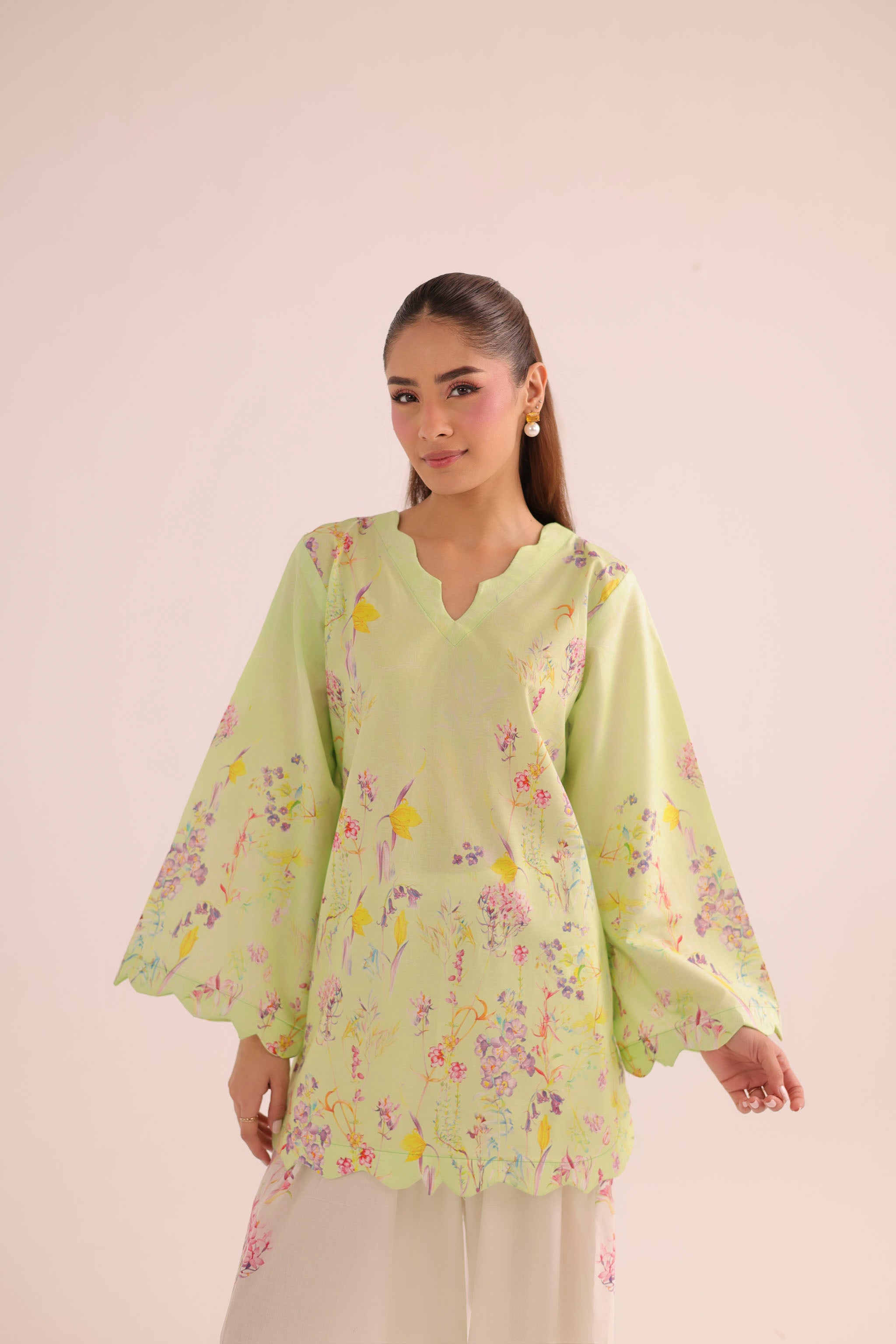 2PC Summer Lawn Dress- PRT L42952