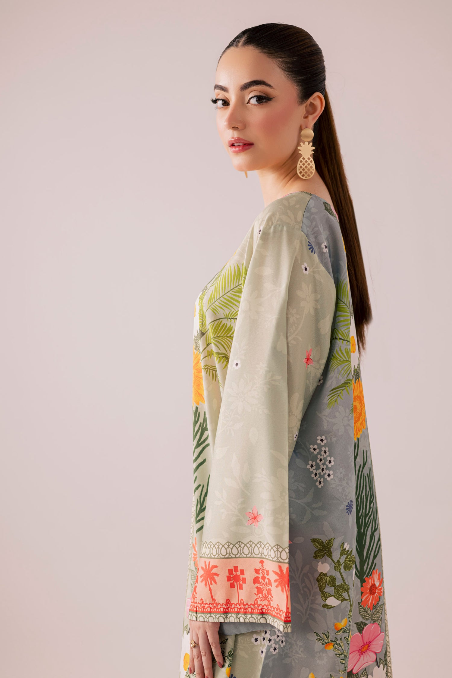 KF33 - Printed Kaftaan