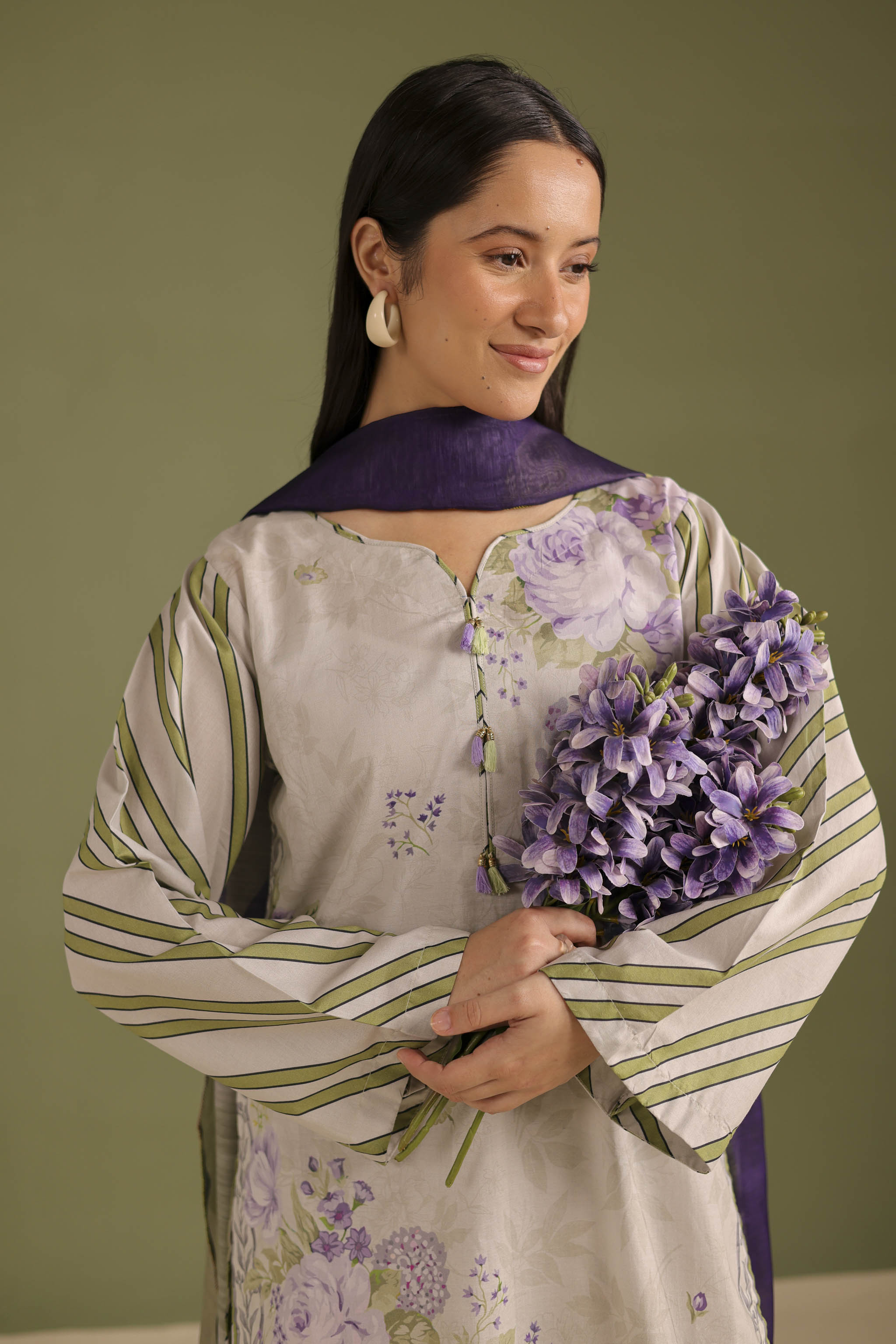 3PC Printed Lawn Suit - 42663