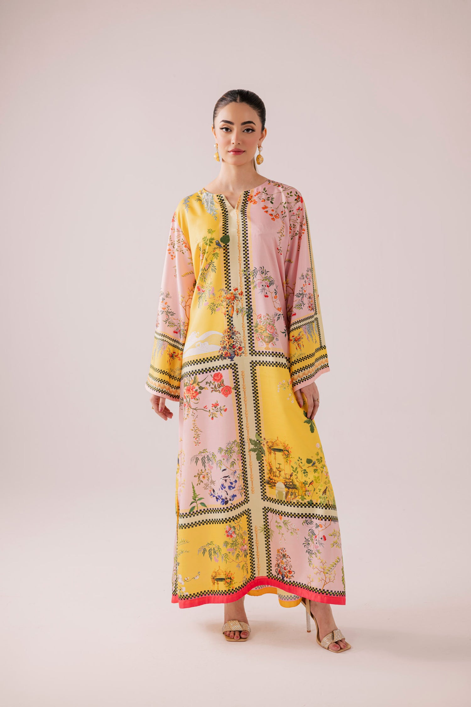 KF34 - Printed Kaftaan