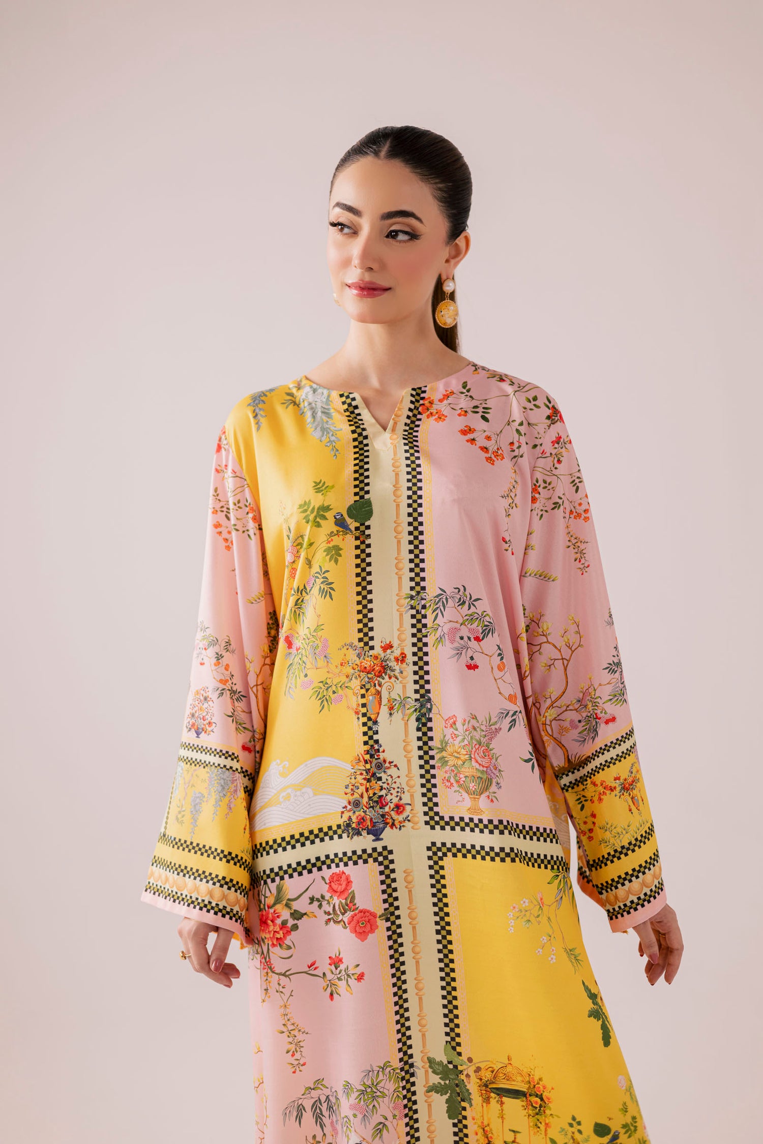 KF34 - Printed Kaftaan