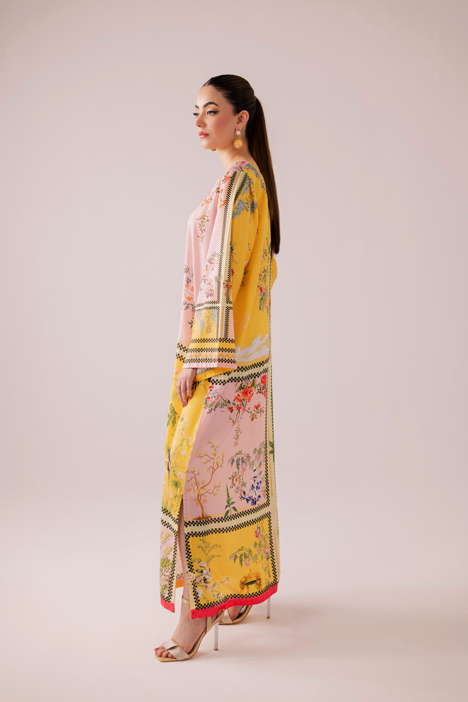 KF34 - Printed Kaftaan