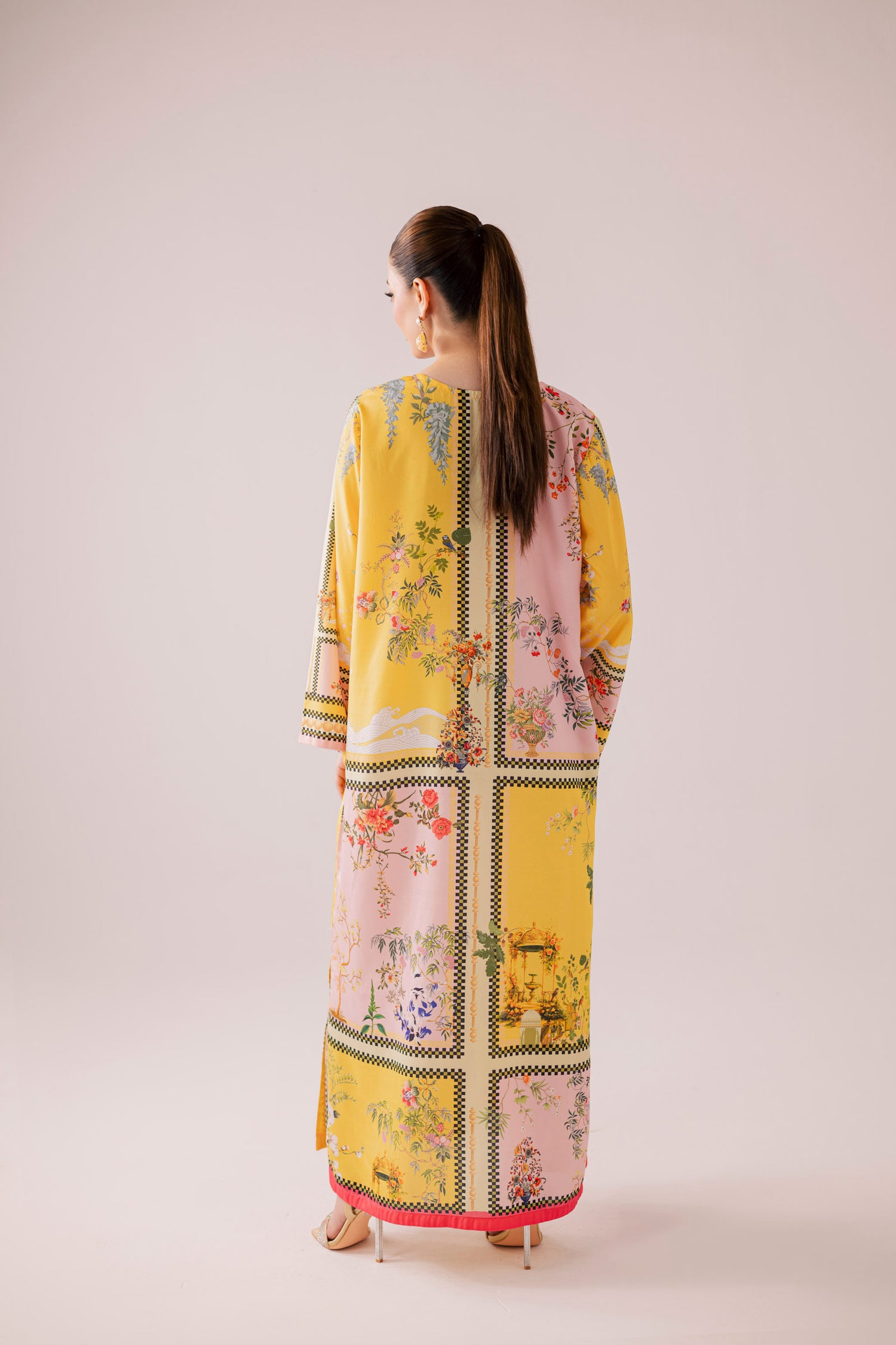 KF34 - Printed Kaftaan