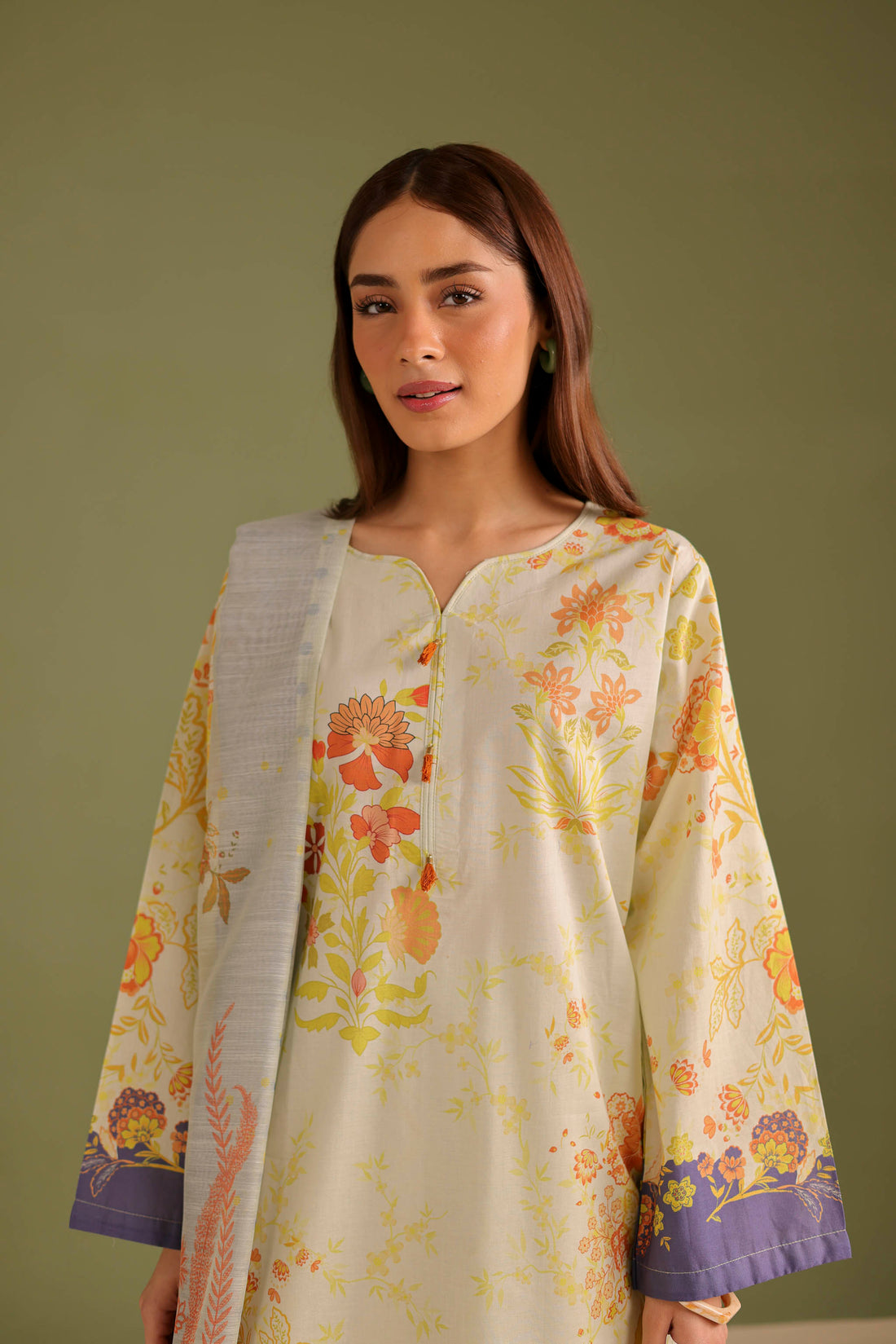 3PC Printed Lawn Suit - 42706