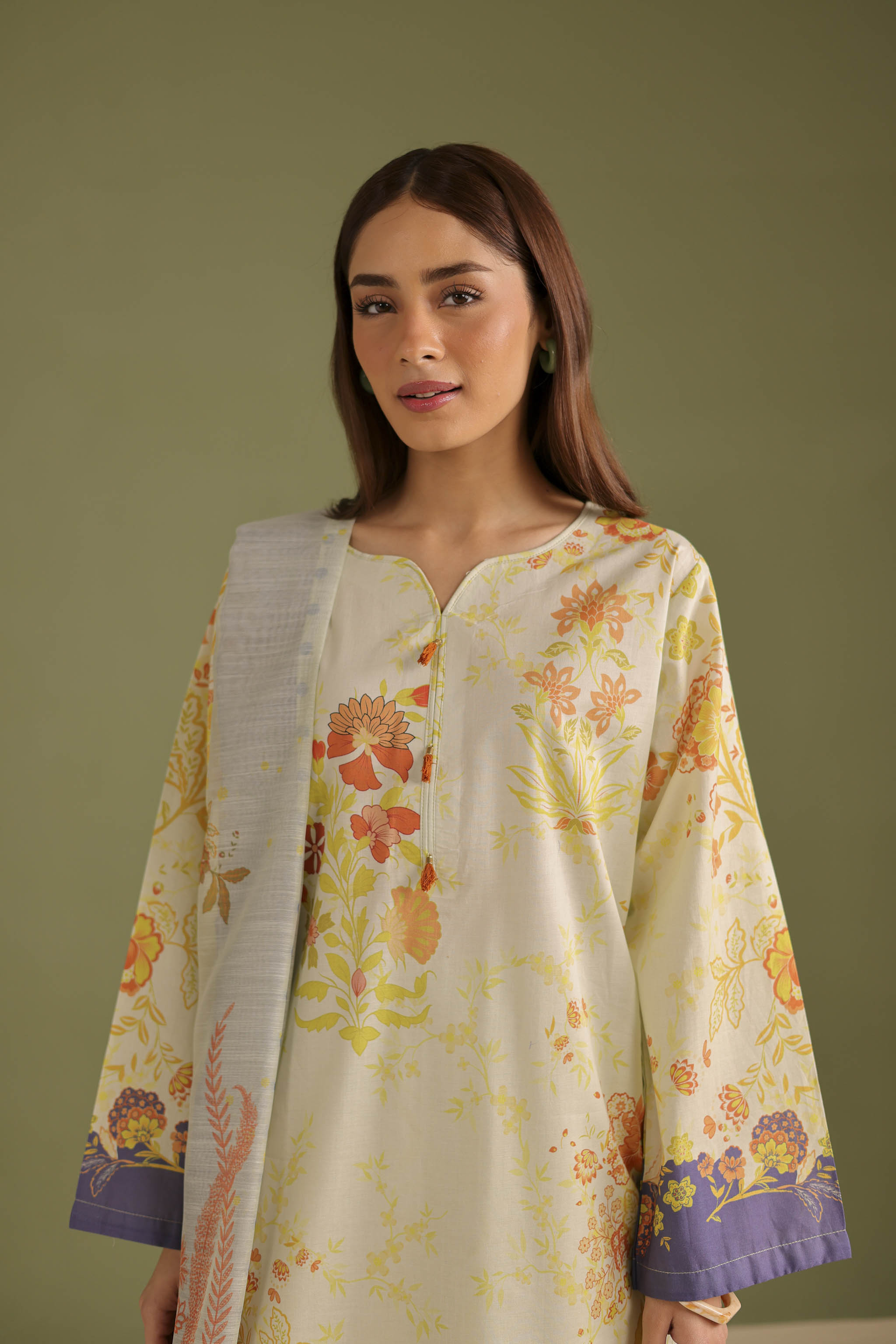 3PC Printed Lawn Suit - 42706