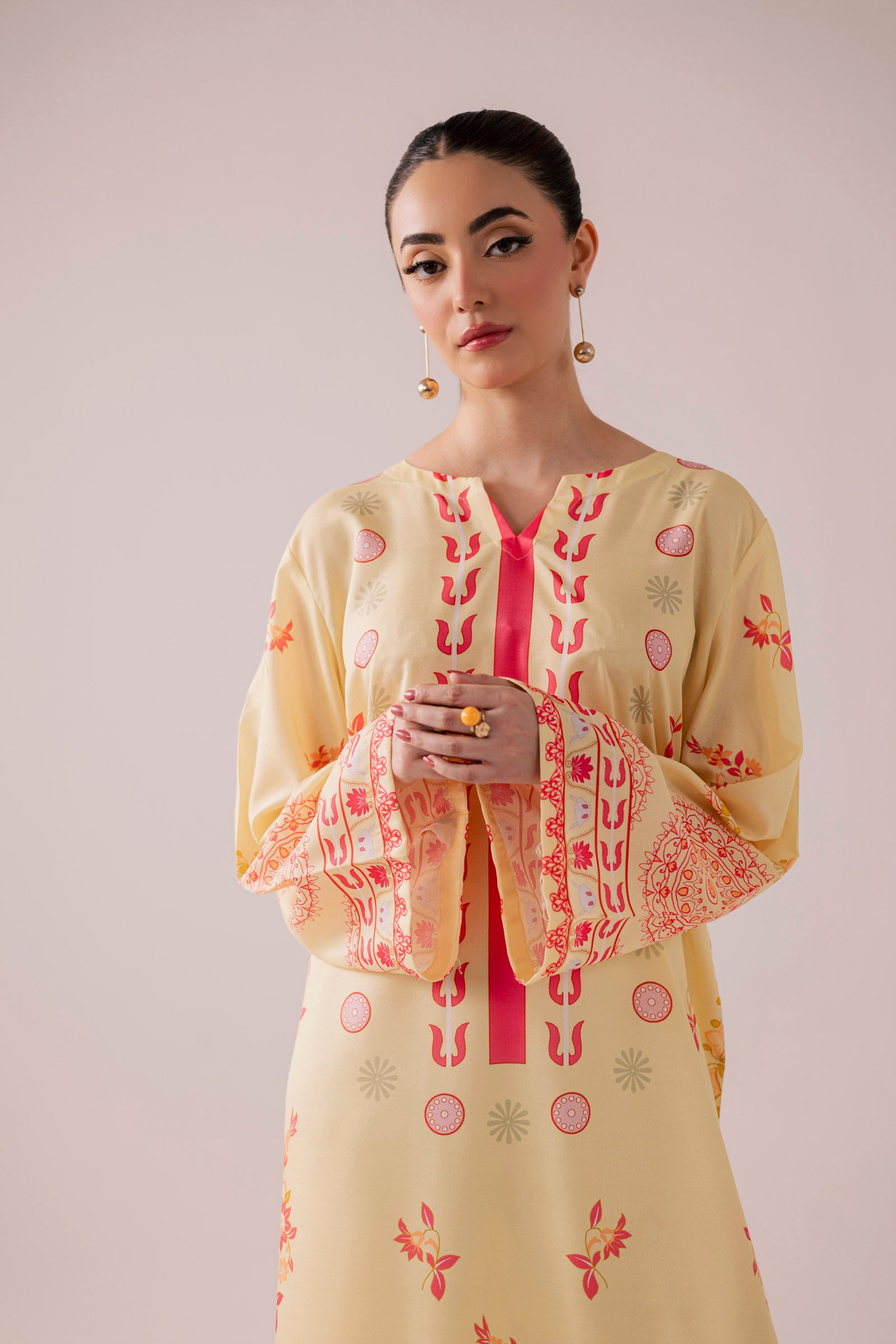 KF35 - Printed Kaftaan