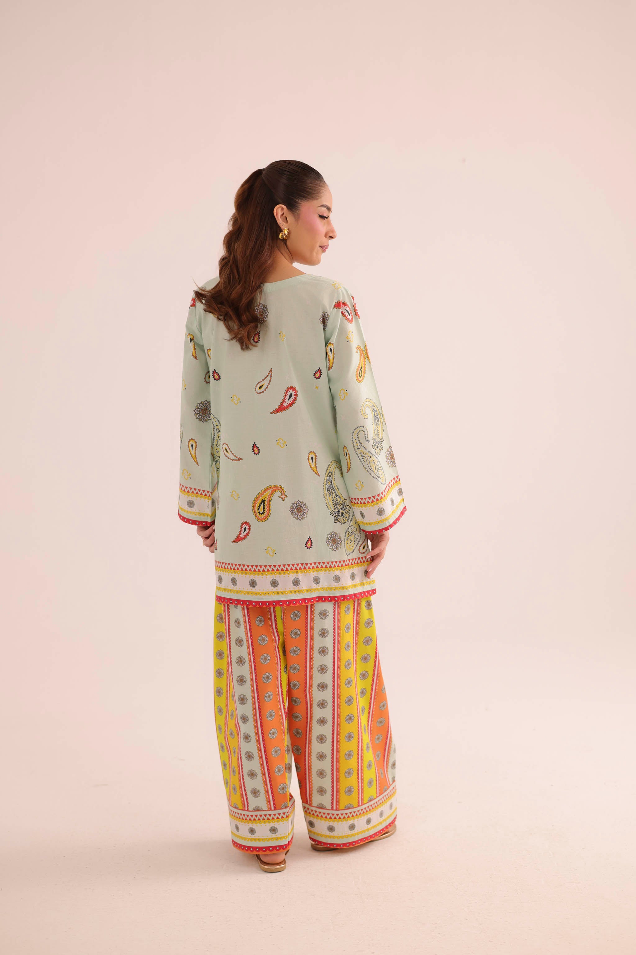 2PC Summer Lawn Dress- PRT L42964