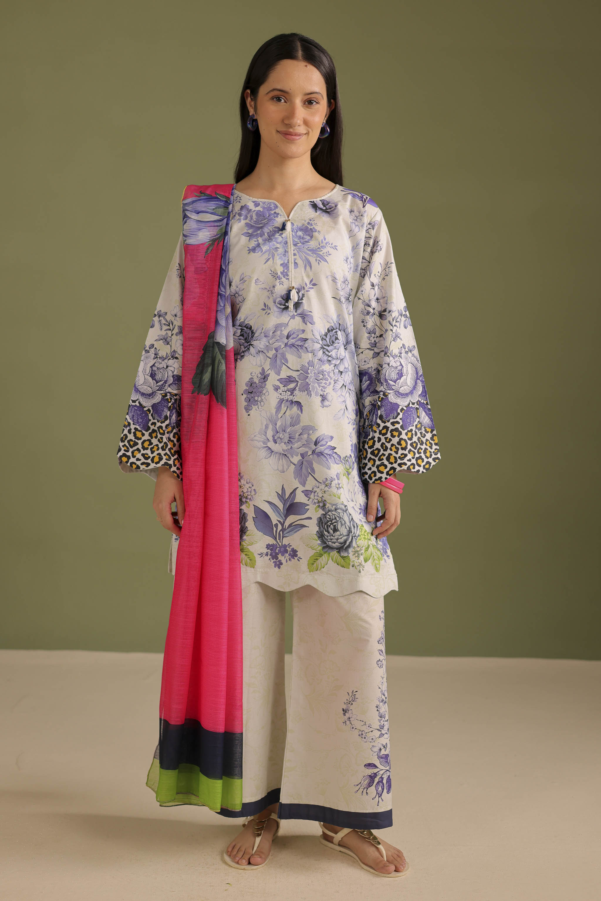 3PC Printed Lawn Suit - 42660