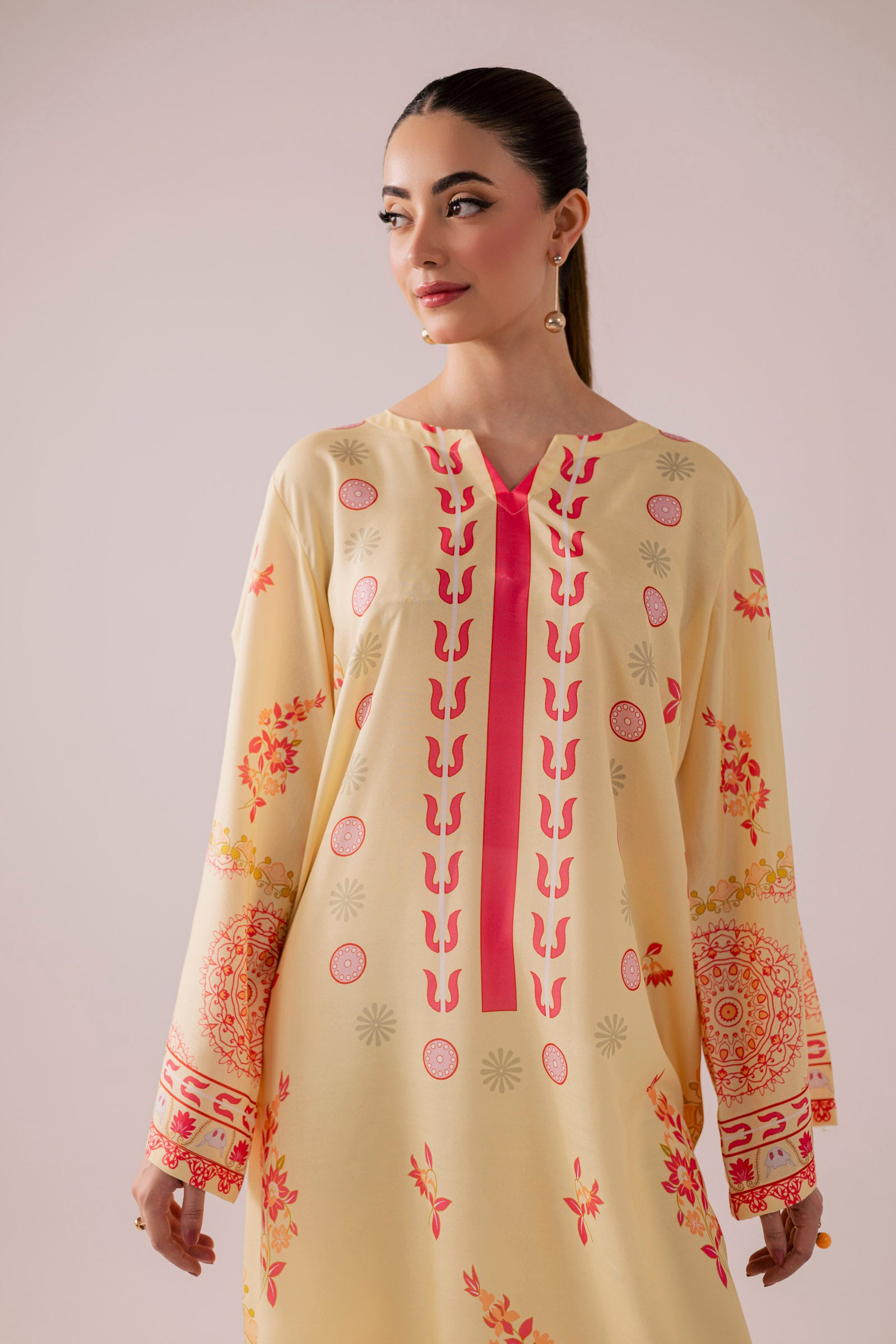 KF35 - Printed Kaftaan