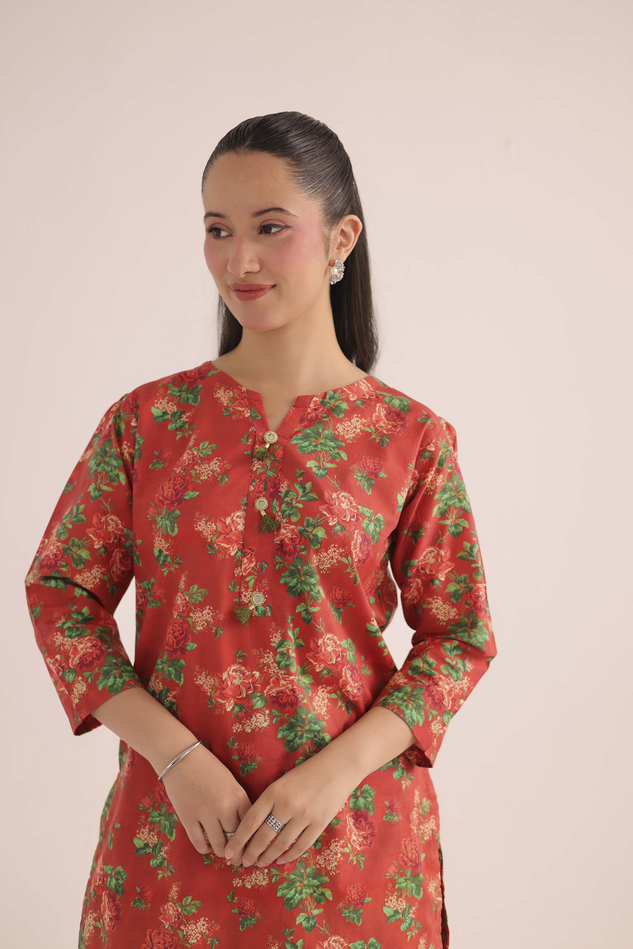 2PC Summer Lawn Dress- PRT L42733