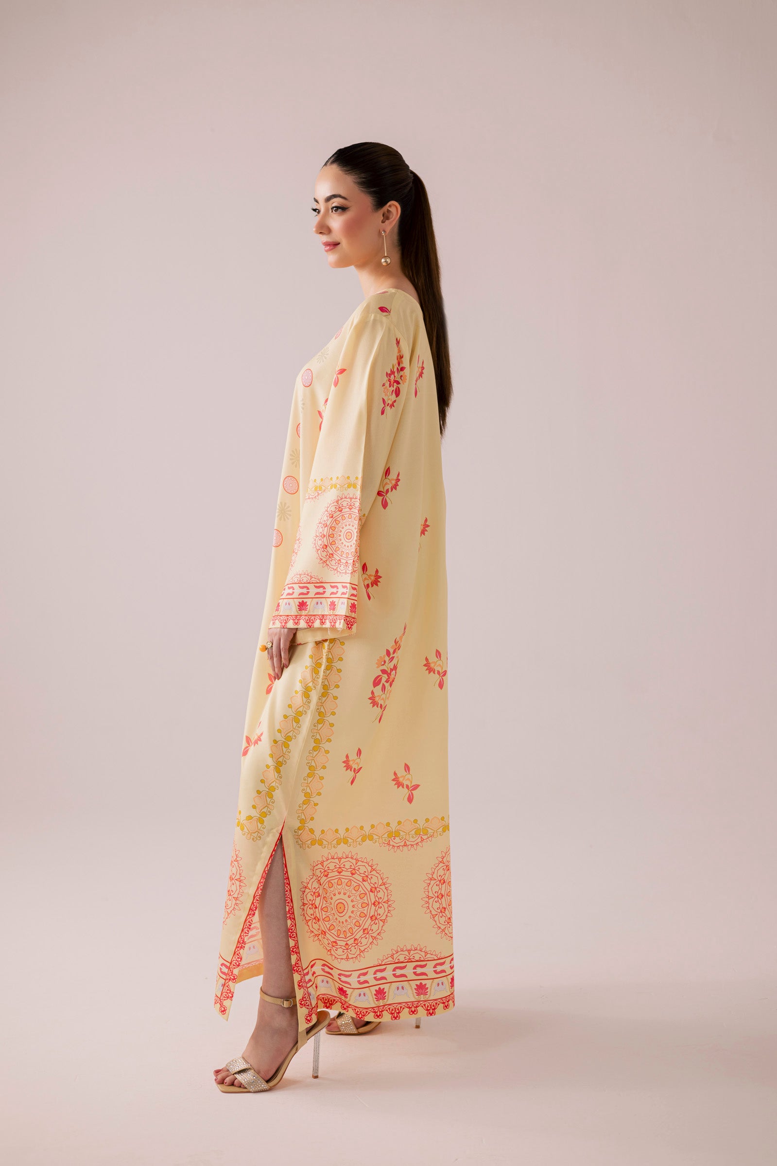 KF35 - Printed Kaftaan
