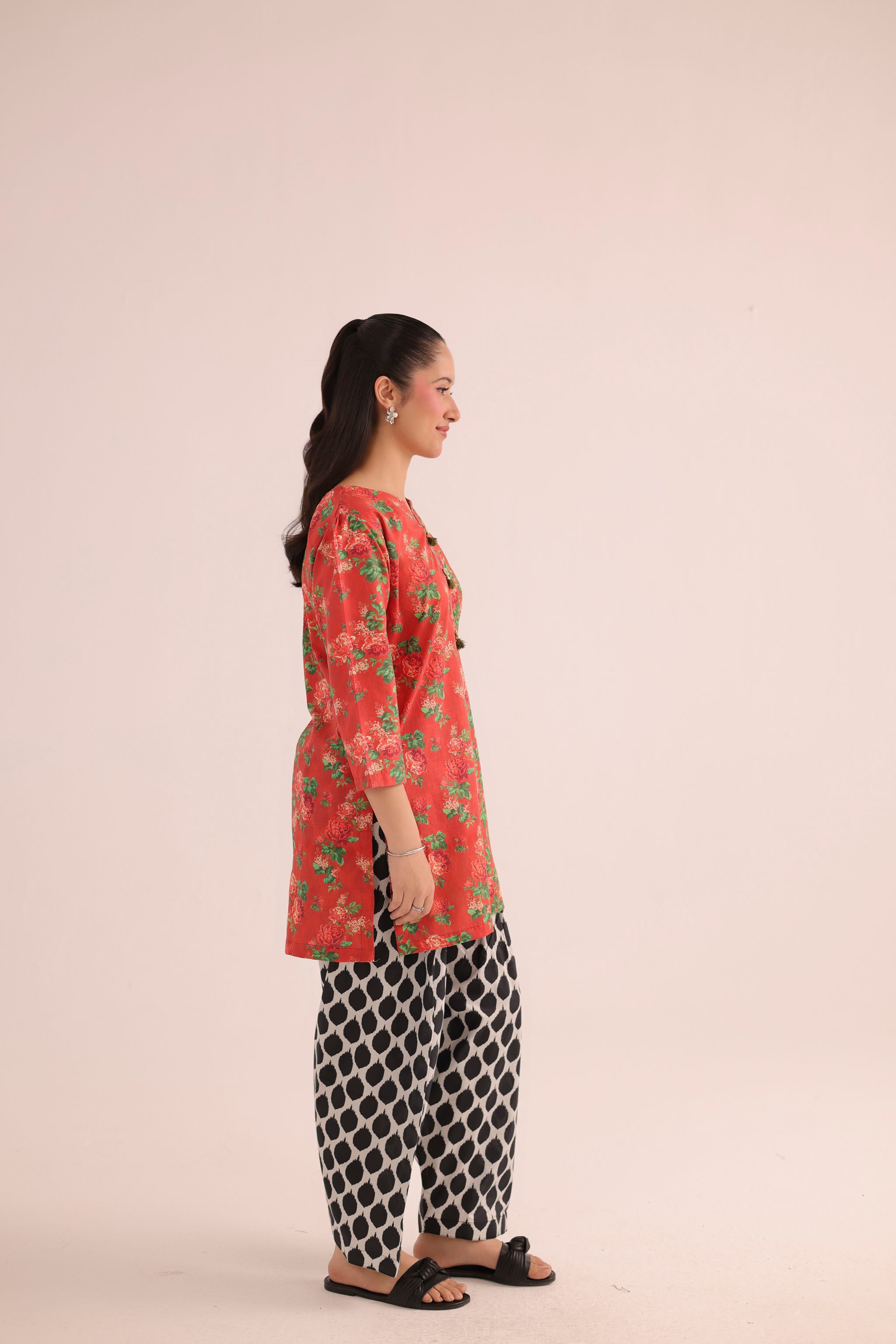 2PC Summer Lawn Dress- PRT L42733
