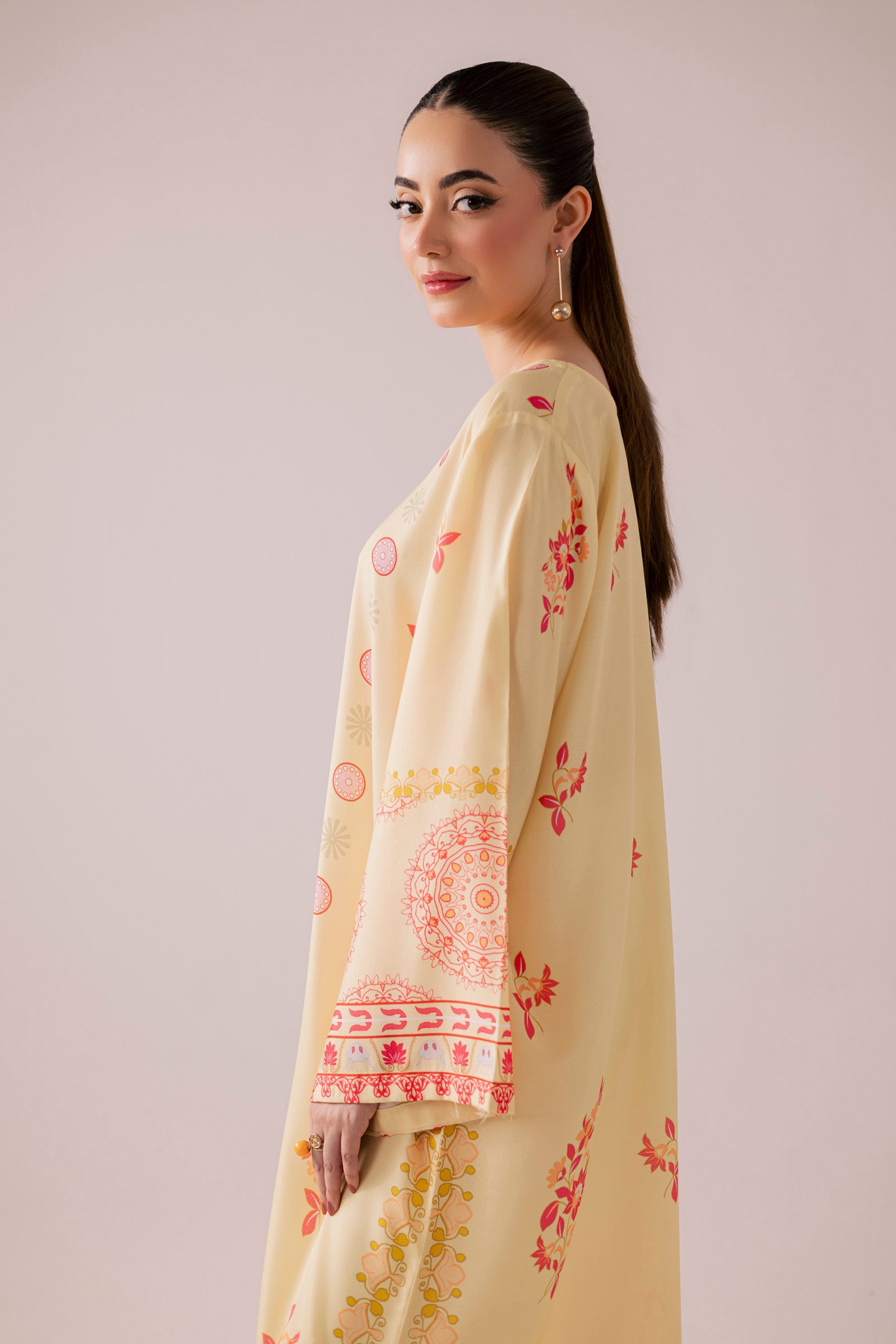 KF35 - Printed Kaftaan