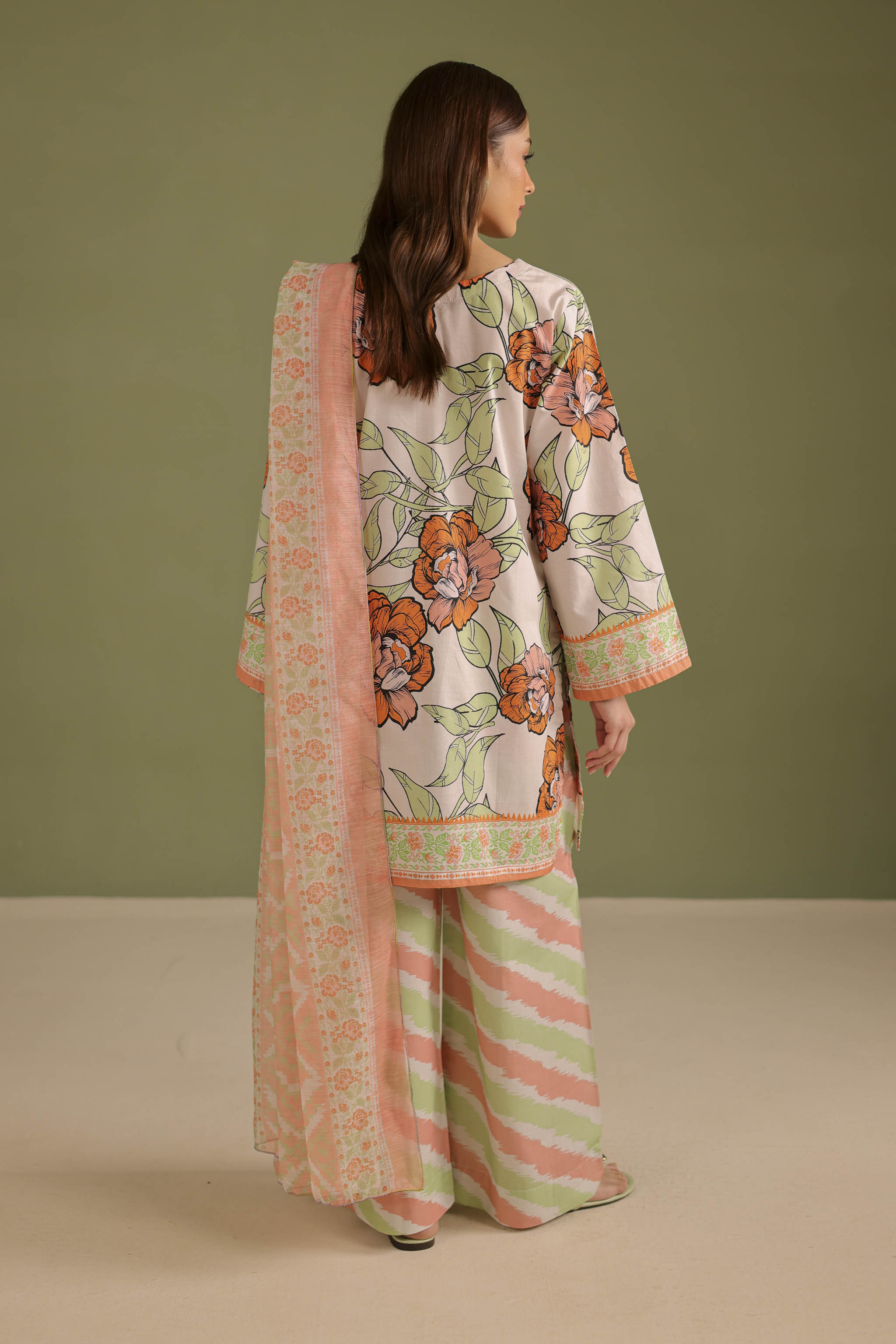 3PC Printed Lawn Suit - 42712