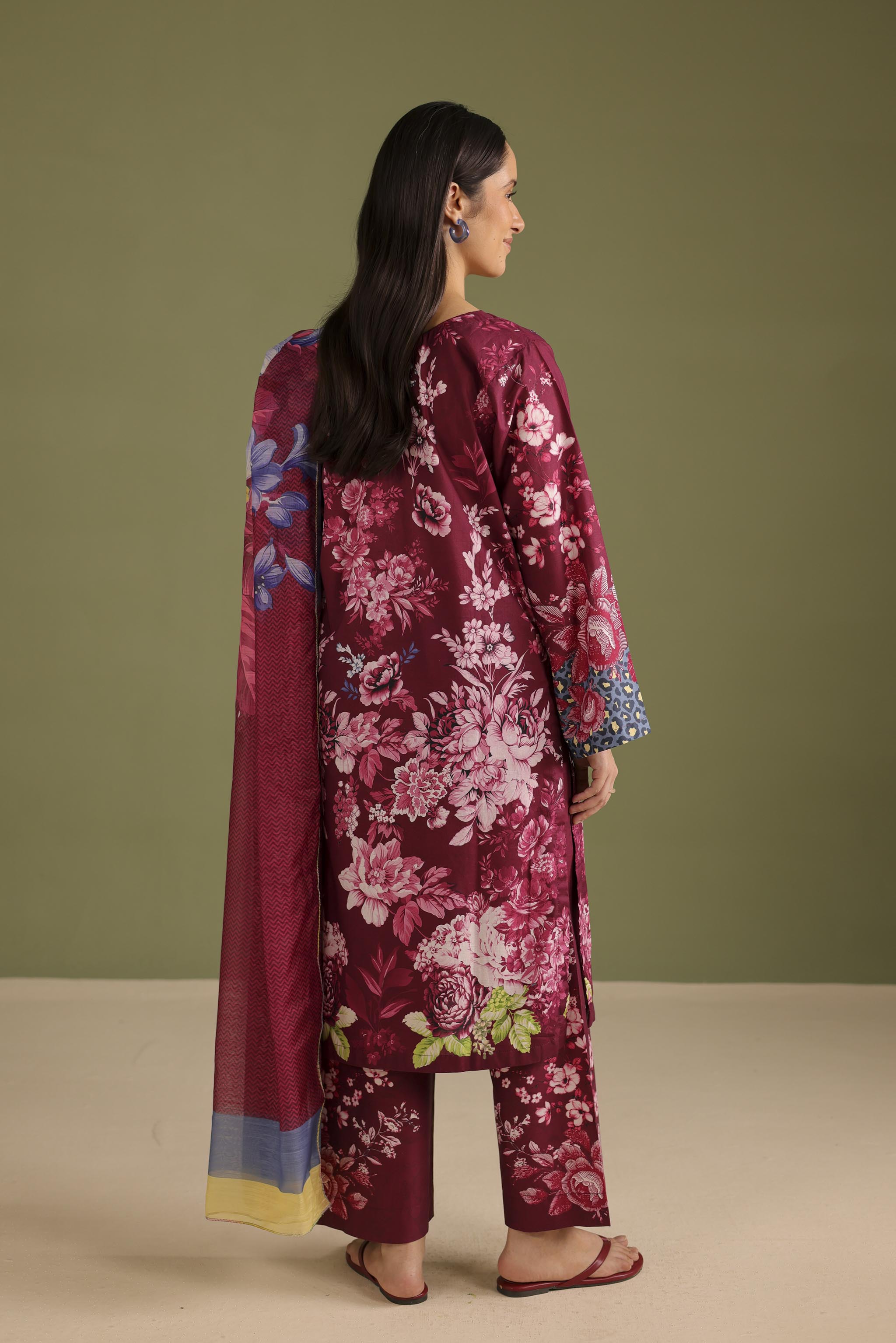 3PC Printed Lawn Suit - 42661
