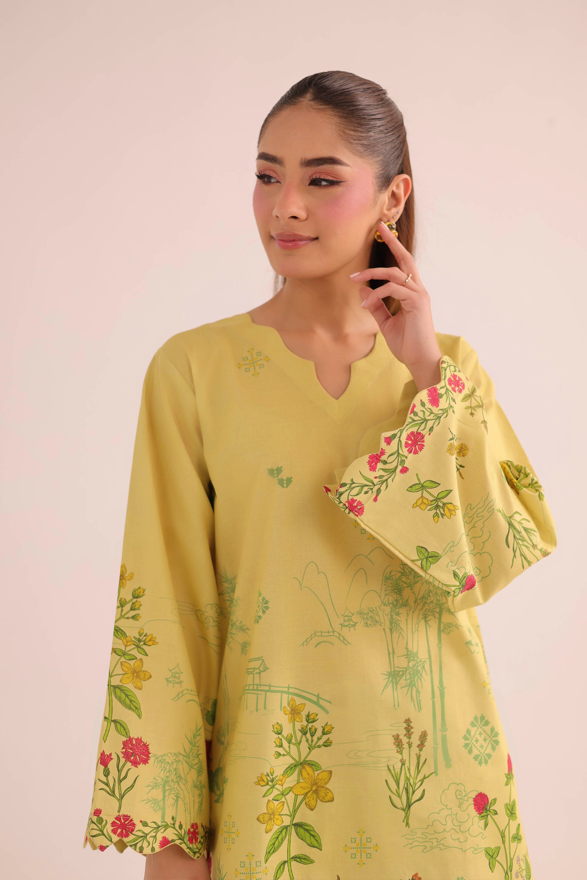 2PC Summer Lawn Dress- PRT L42982