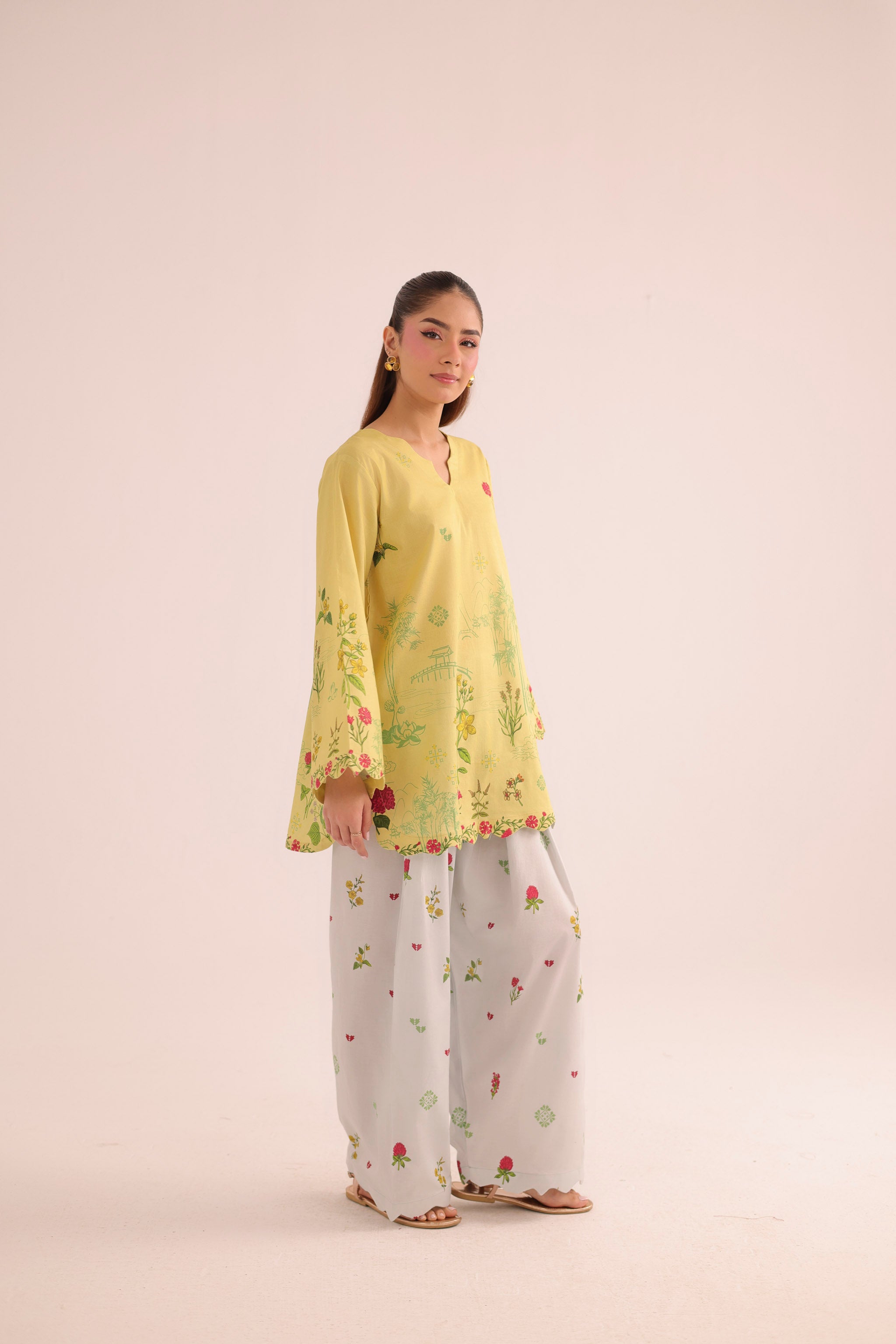 2PC Summer Lawn Dress- PRT L42982