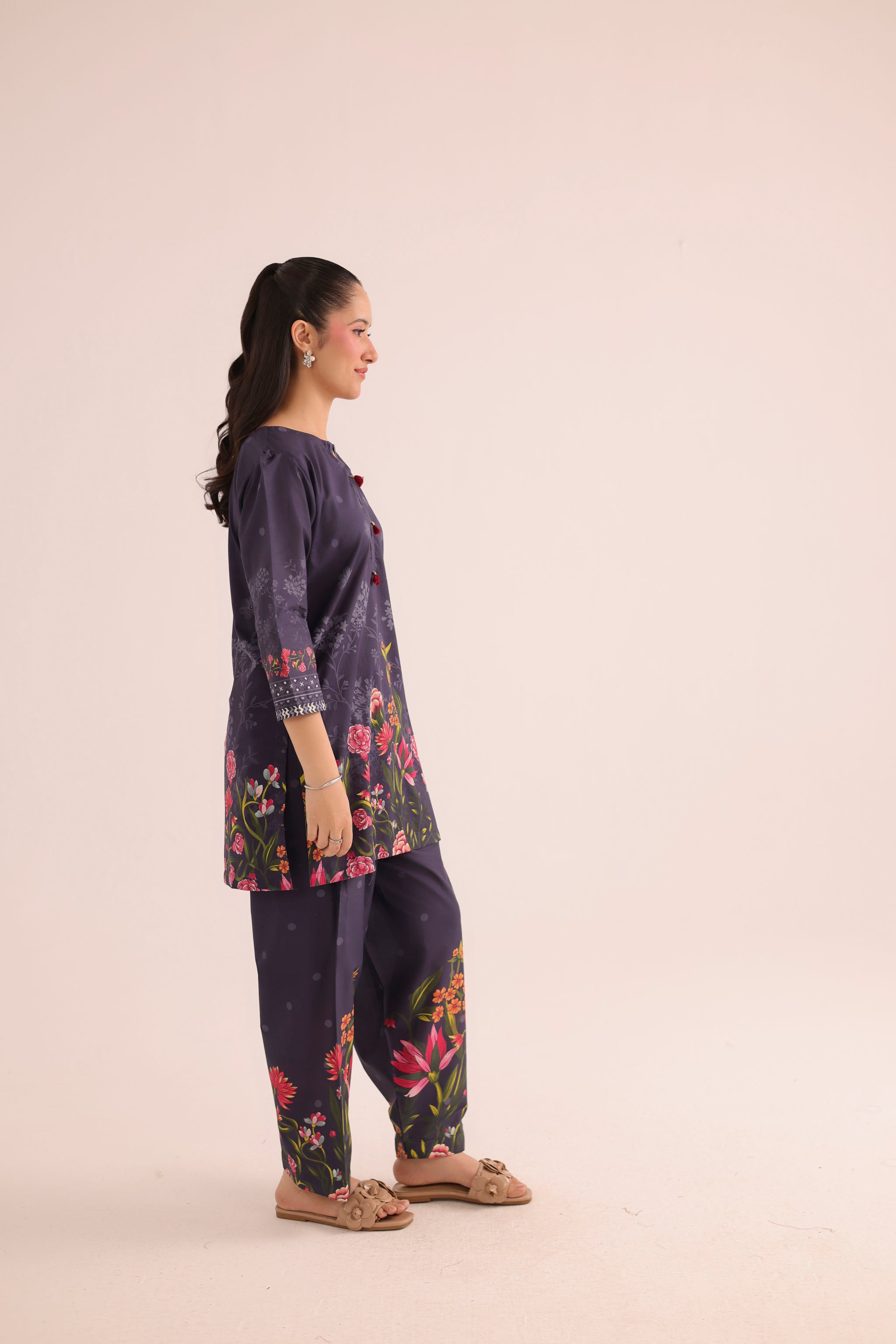 2PC Summer Lawn Dress- PRT L42980