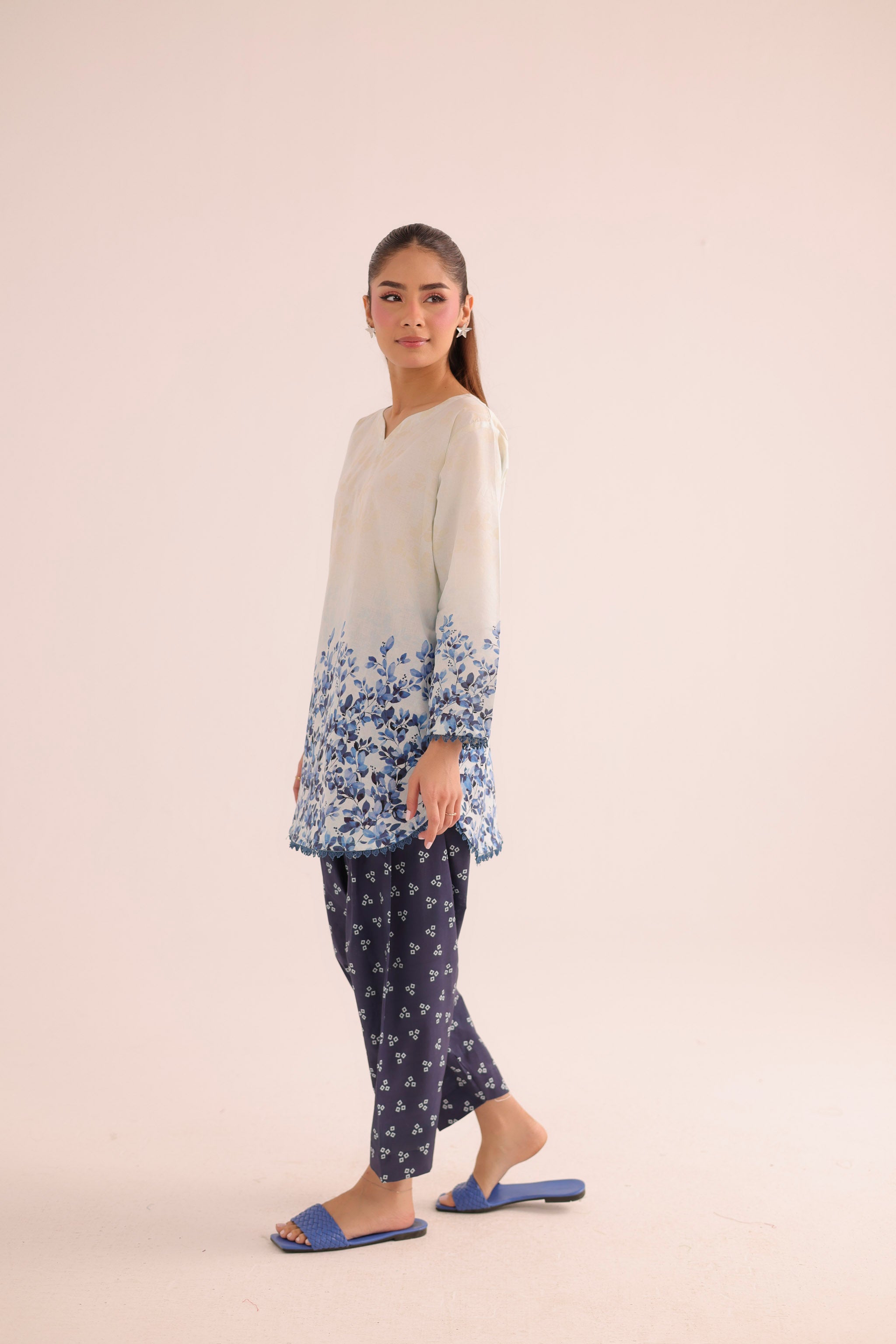2PC Summer Lawn Dress- PRT L42721