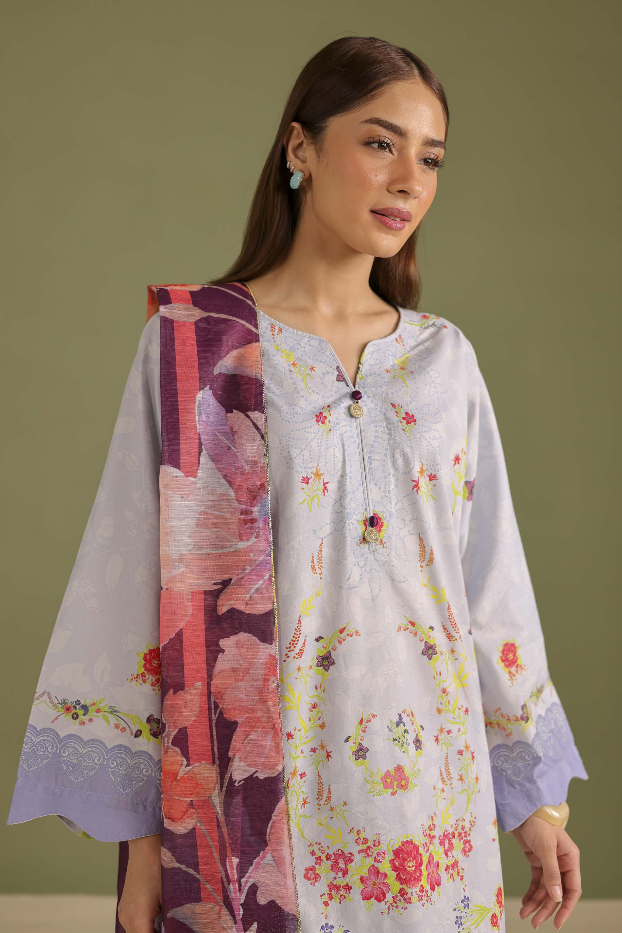 3PC Printed Lawn Suit - 42682
