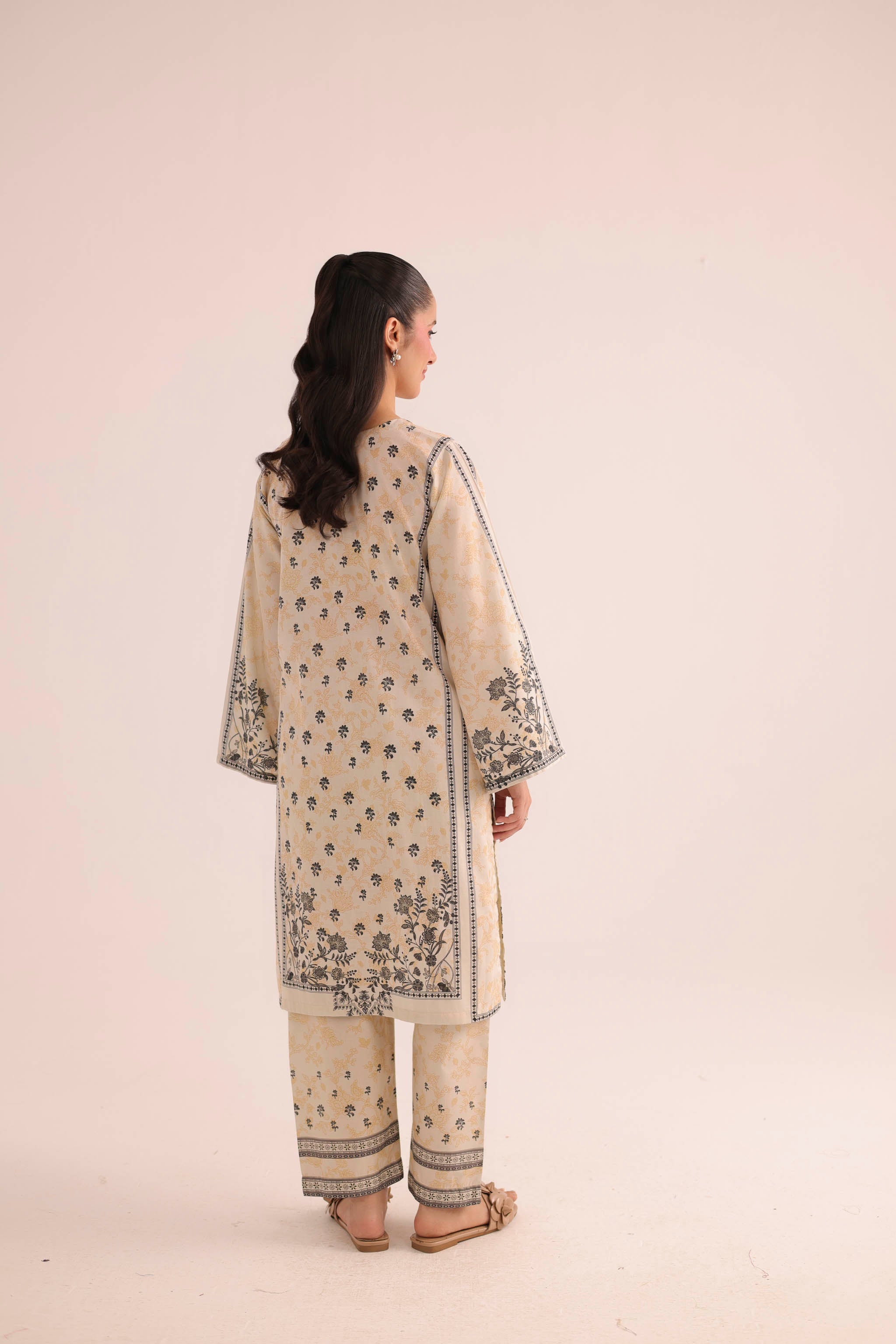 2PC Summer Lawn Dress- PRT L42722
