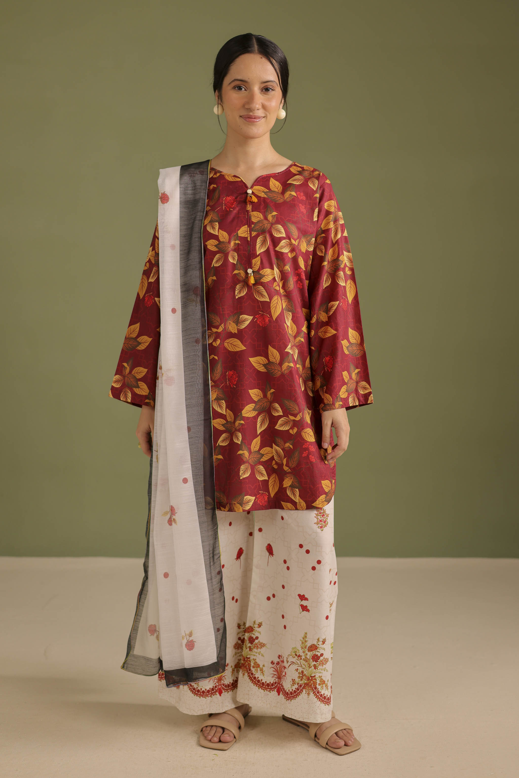 3PC Printed Lawn Suit - 42669
