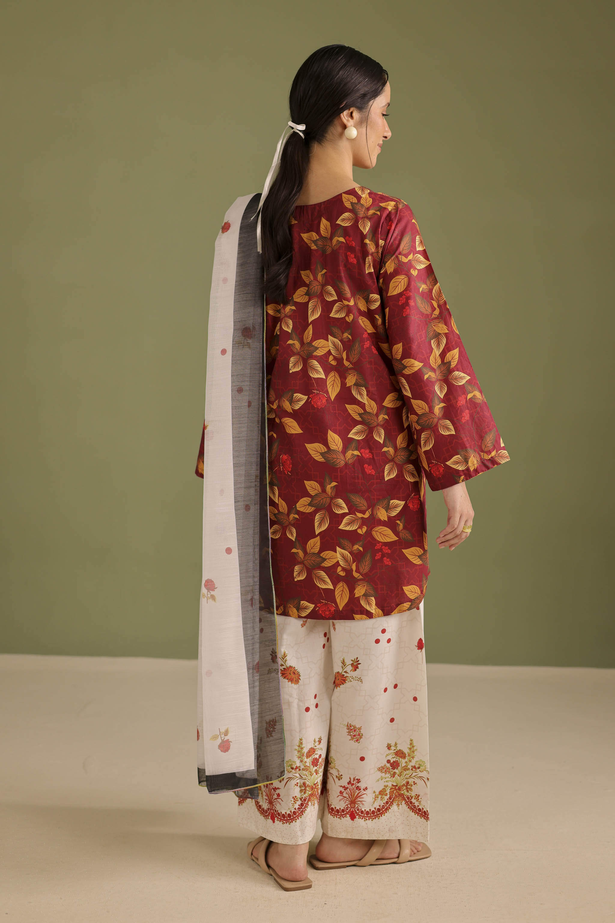 3PC Printed Lawn Suit - 42669