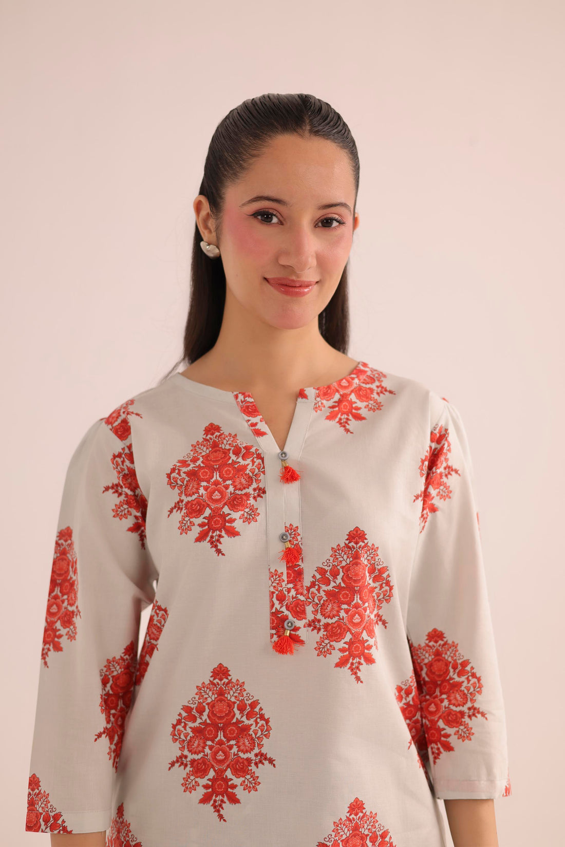 2PC Summer Lawn Dress- PRT L42970
