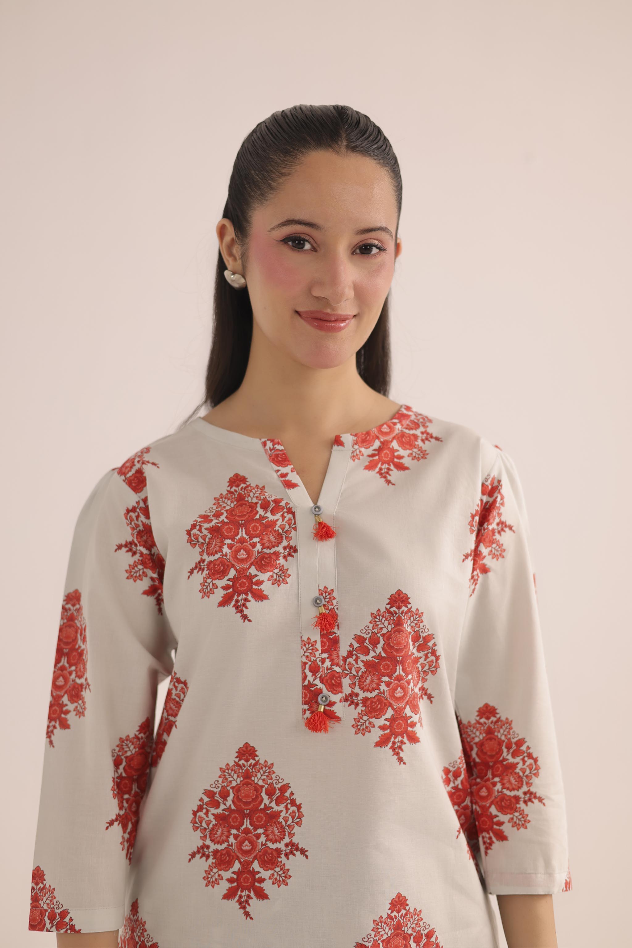 2PC Summer Lawn Dress- PRT L42970