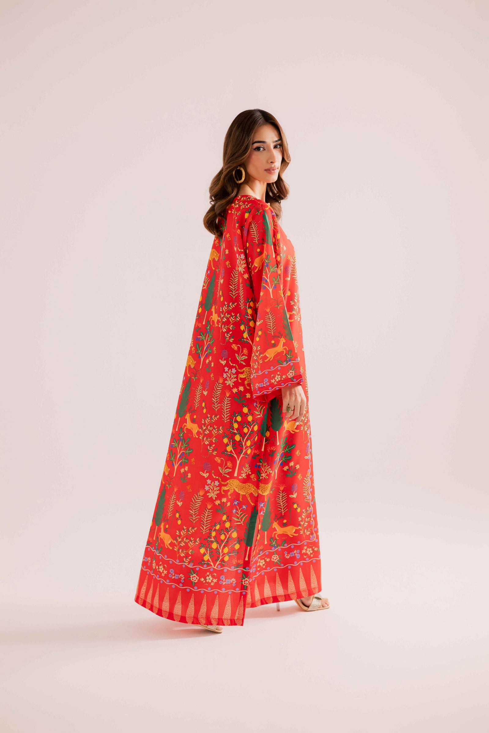 KF03 - Printed Kaftaan