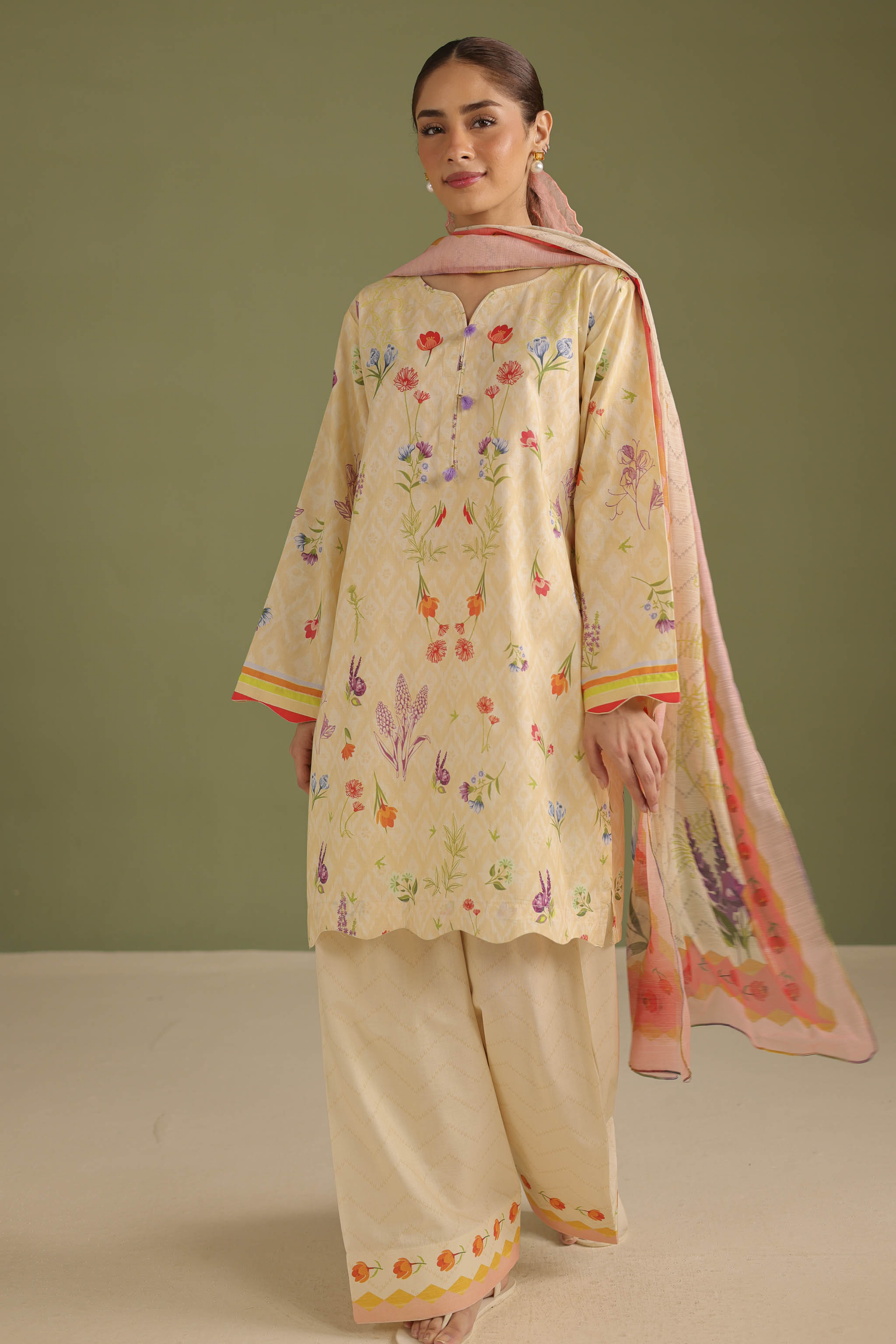 3PC Printed Lawn Suit - 42677
