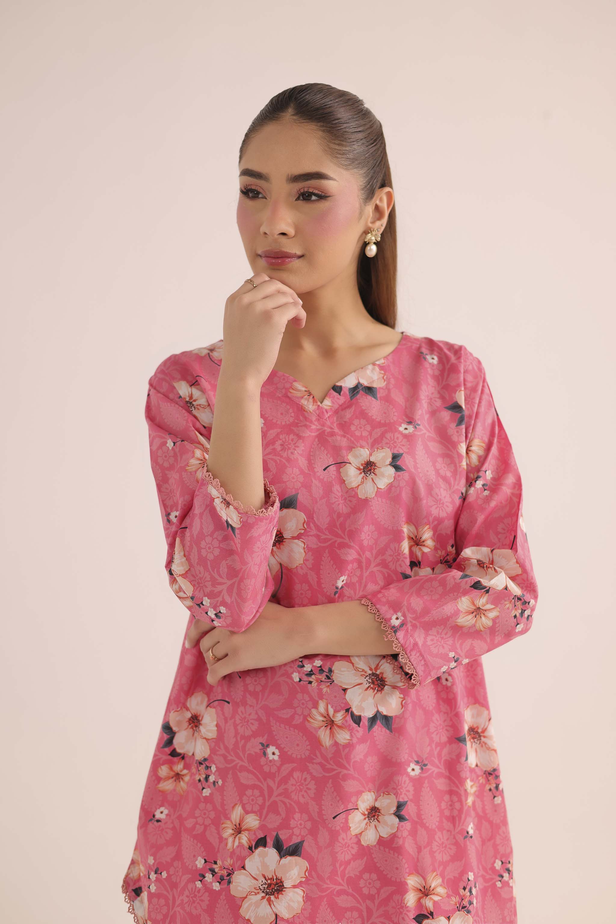 2PC Summer Lawn Dress- PRT L42185