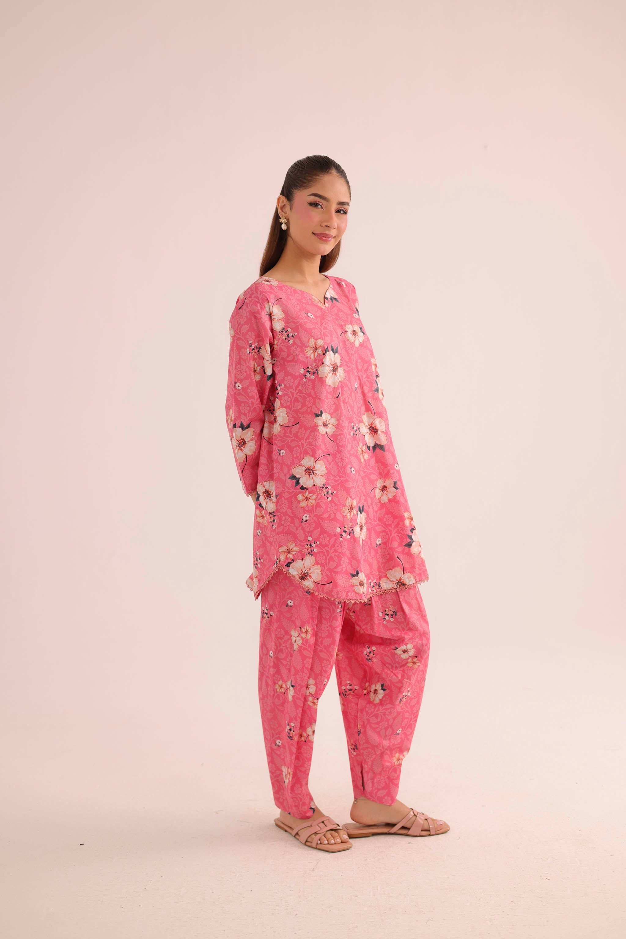 2PC Summer Lawn Dress- PRT L42185