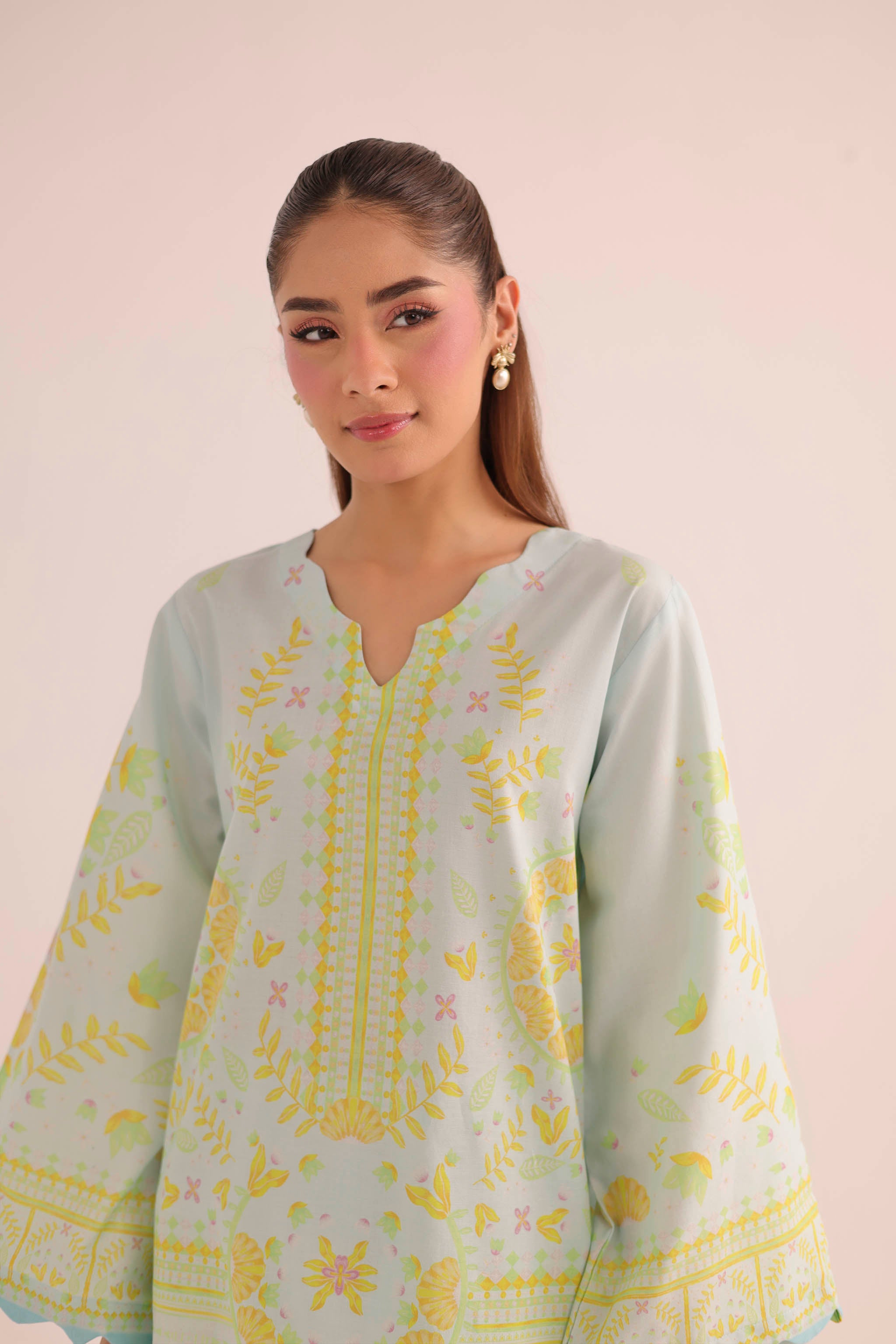 2PC Summer Lawn Dress- PRT L42724