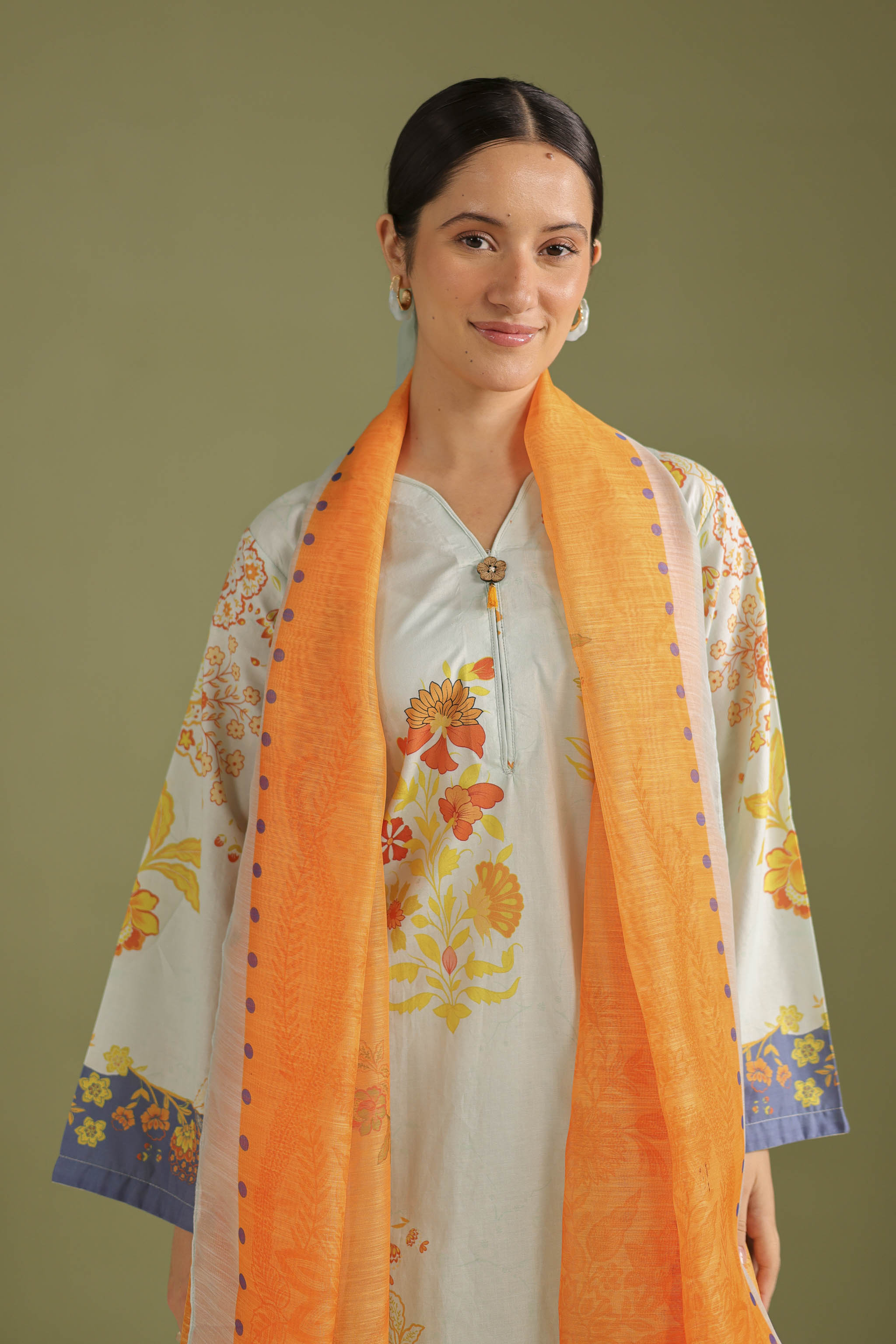 3PC Printed Lawn Suit - 42707