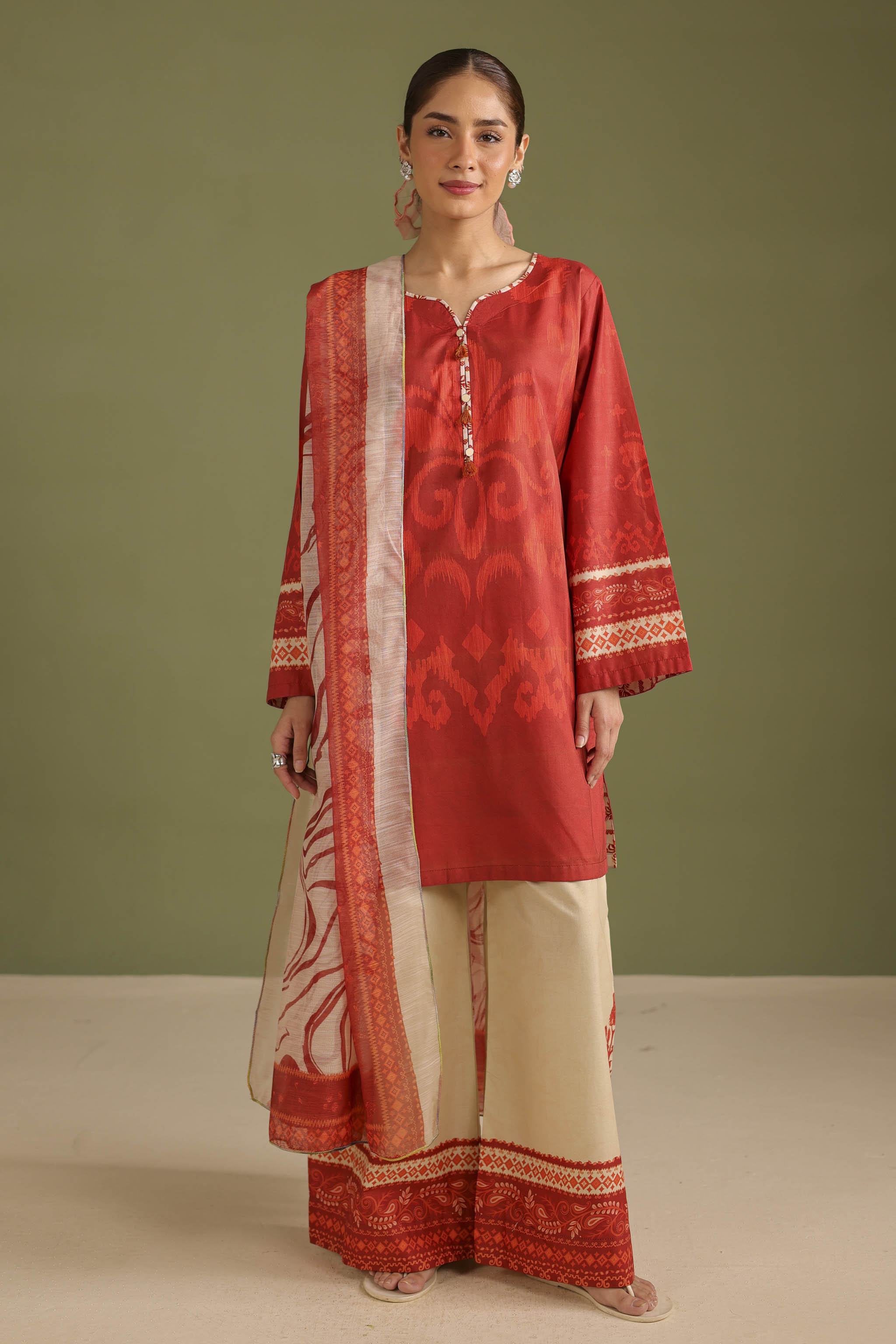 3PC Printed Lawn Suit - 42666