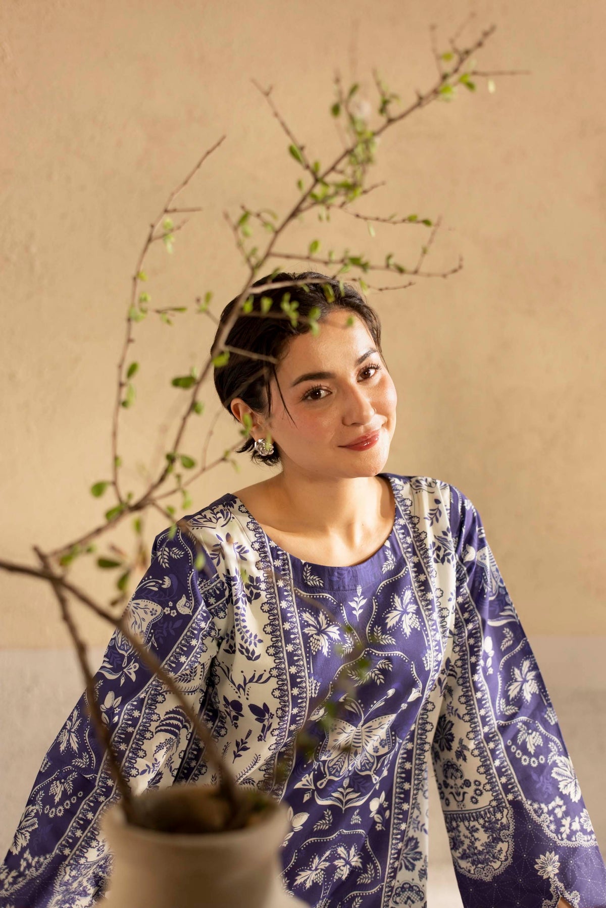 2PC Light Khaddar Dress - HM03