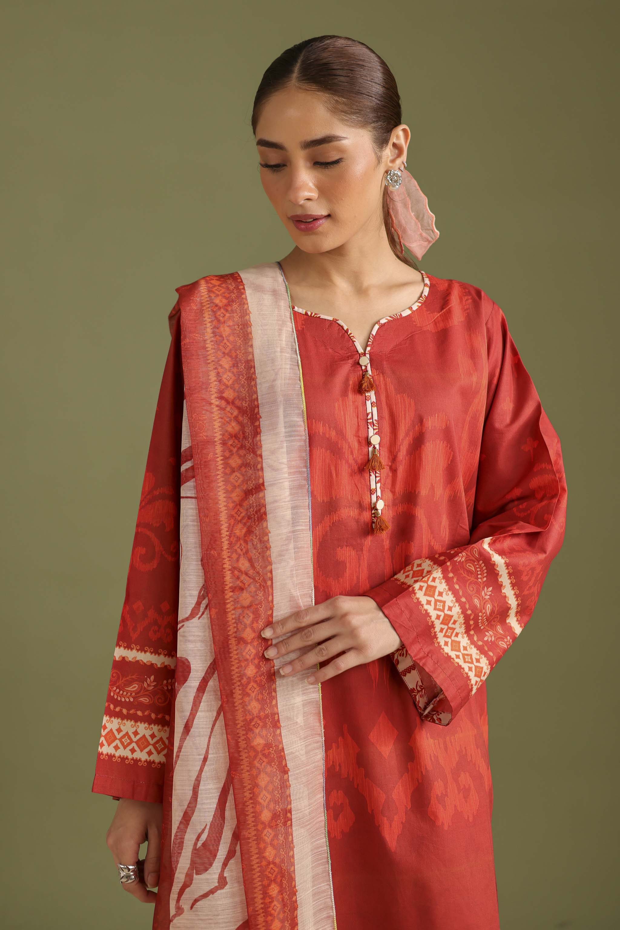 3PC Printed Lawn Suit - 42666
