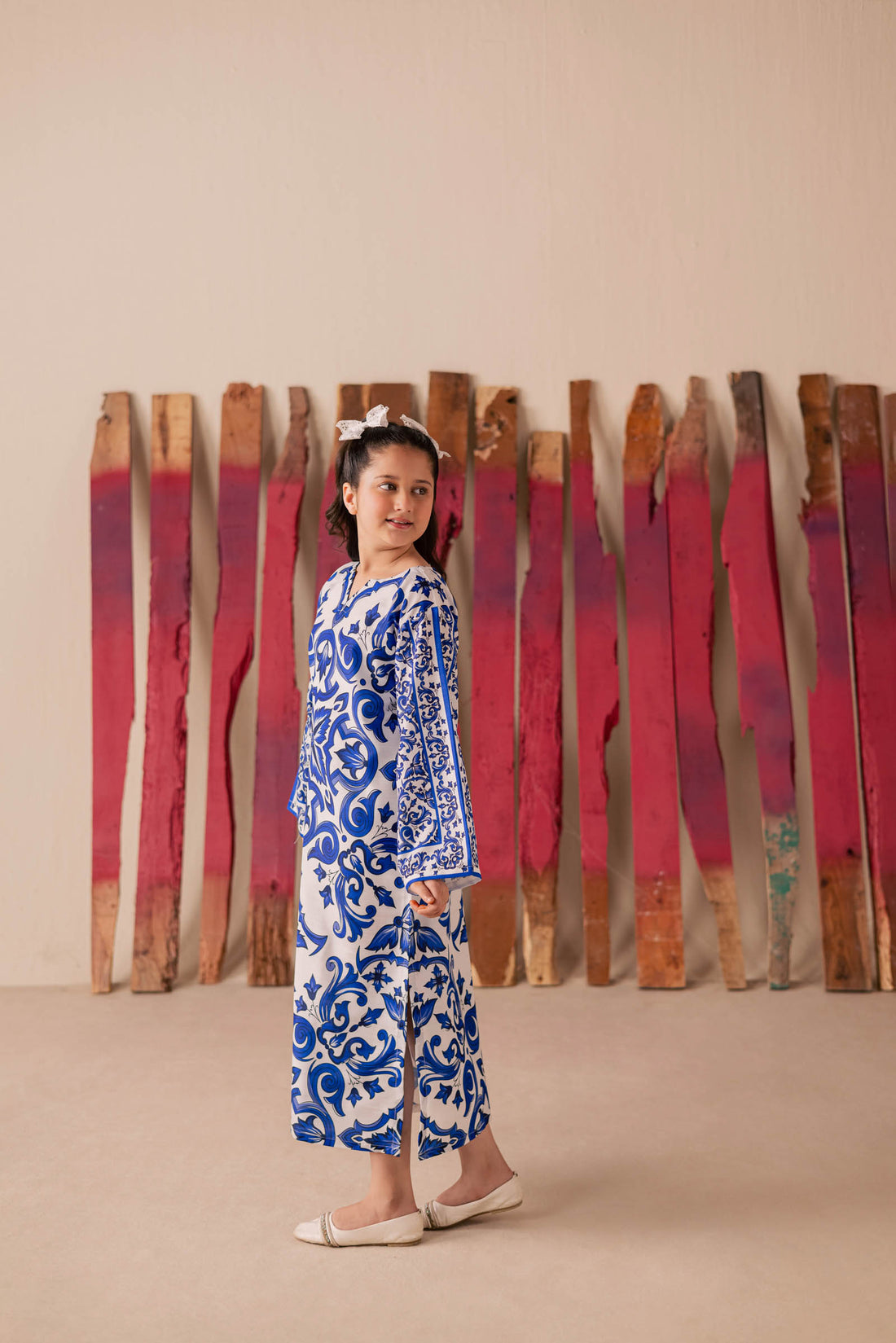 KF39-Kids Summer Kaftan