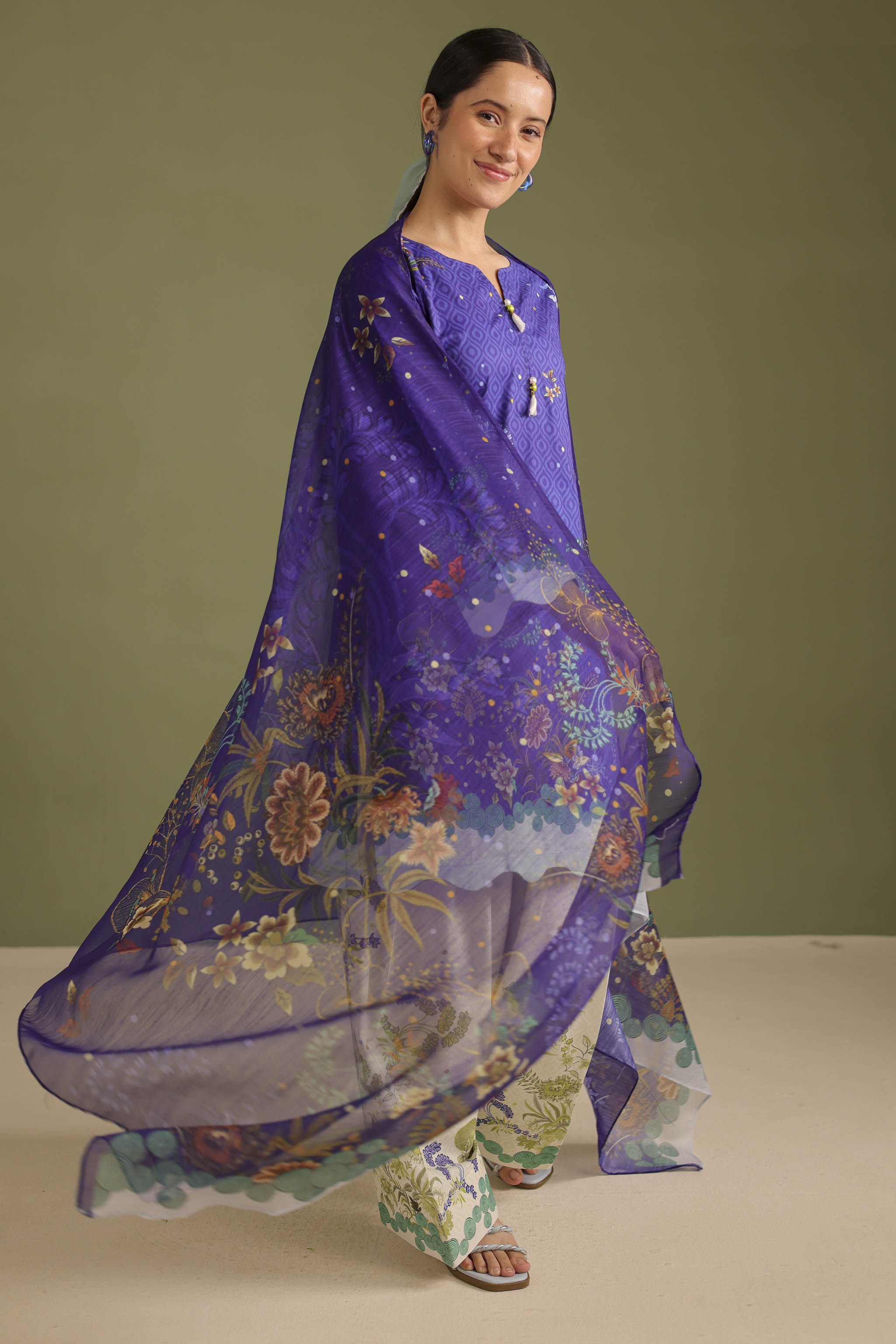 3PC Printed Lawn Suit - 42714