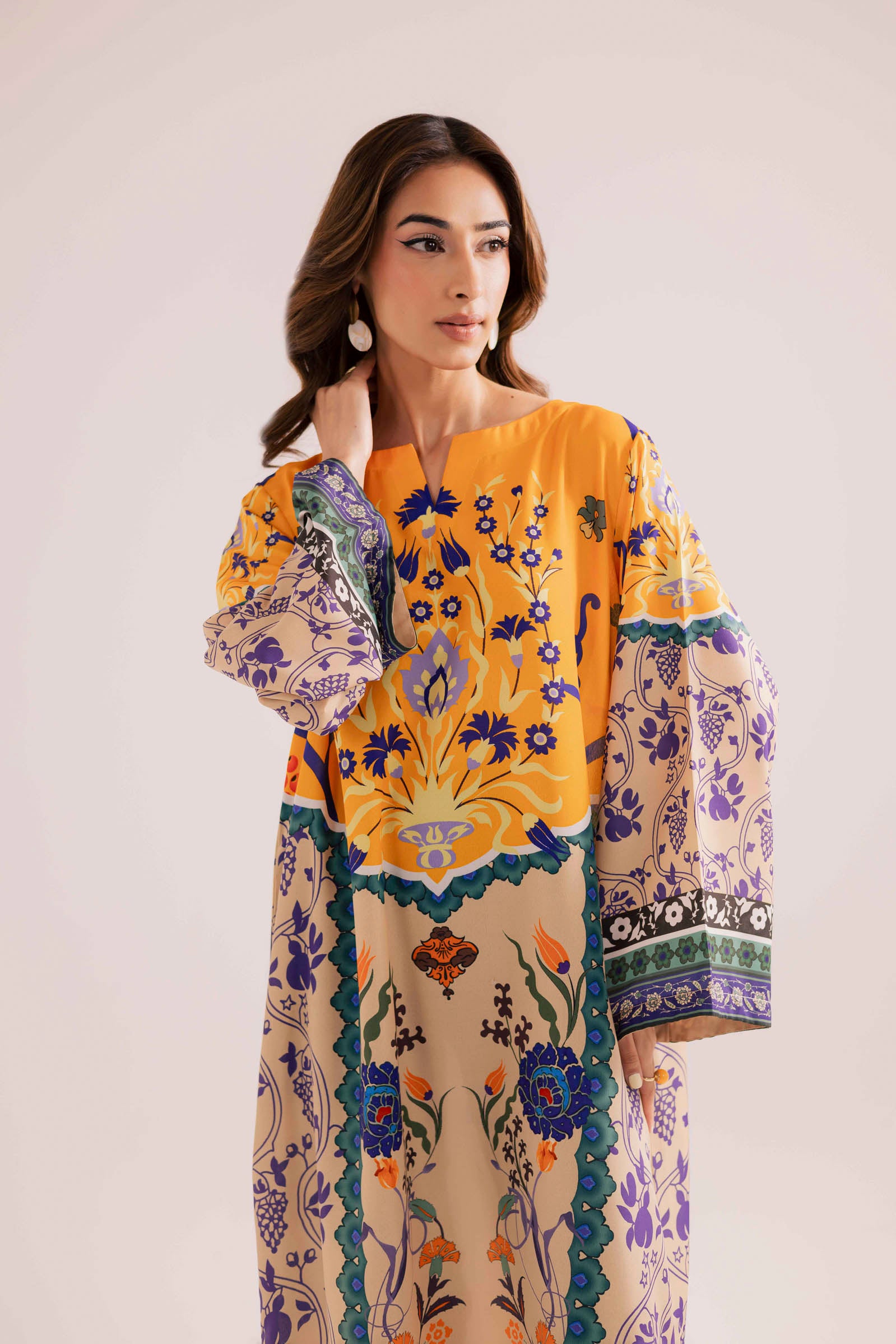 KF06 - Printed Kaftaan