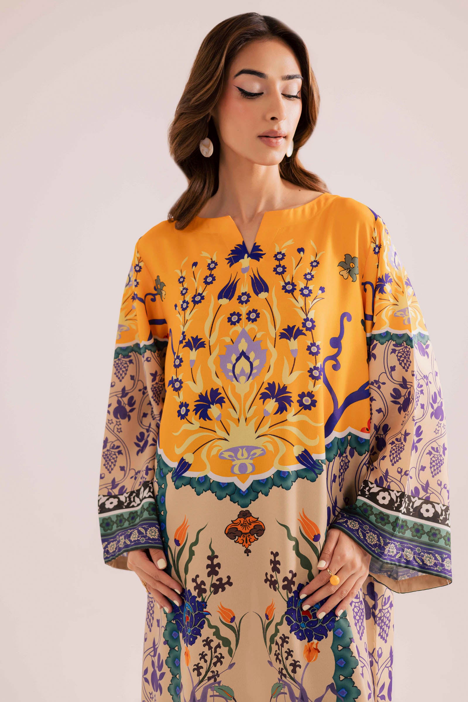 KF06 - Printed Kaftaan